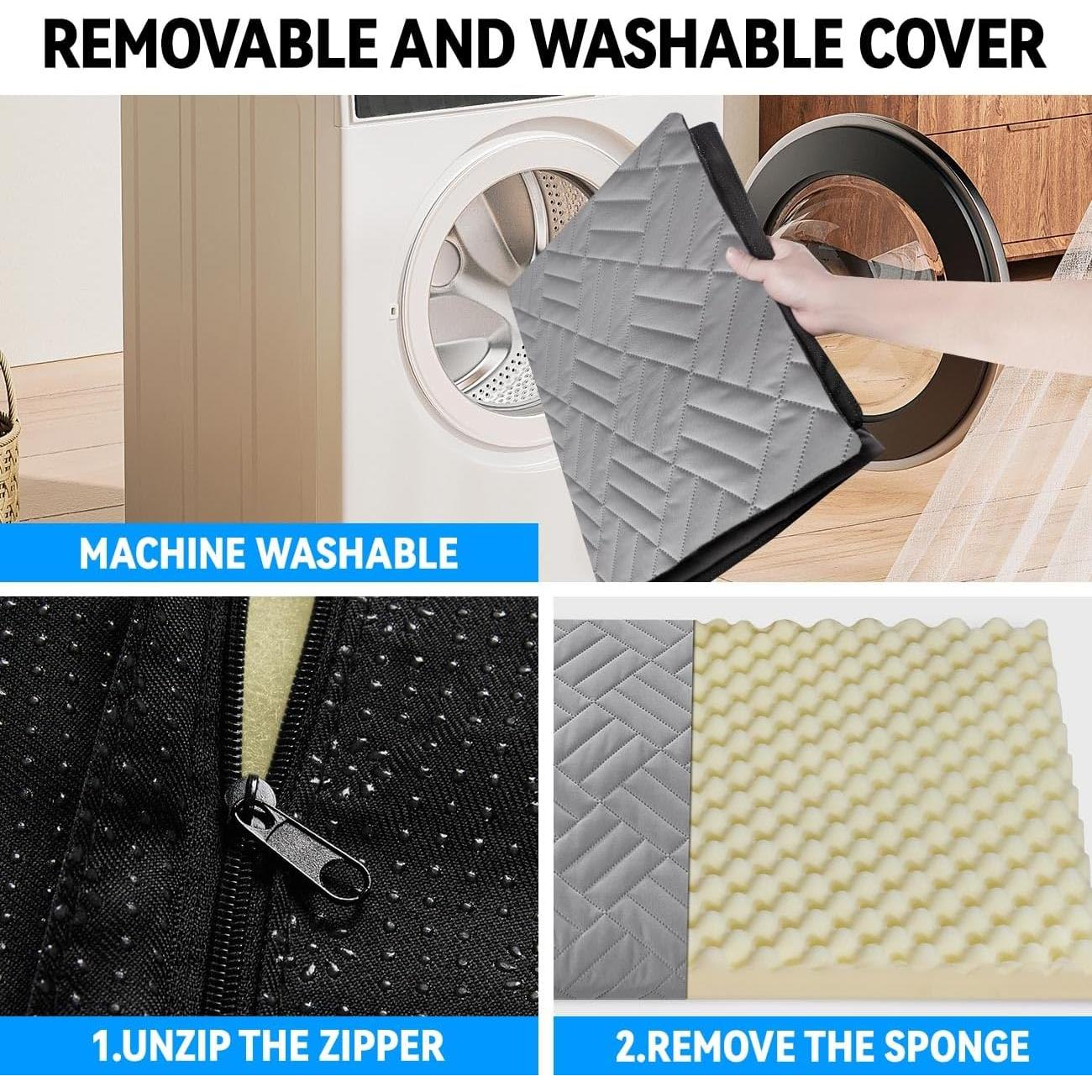 Alfombra para perros Veitail-2 gris, cama para coche universal