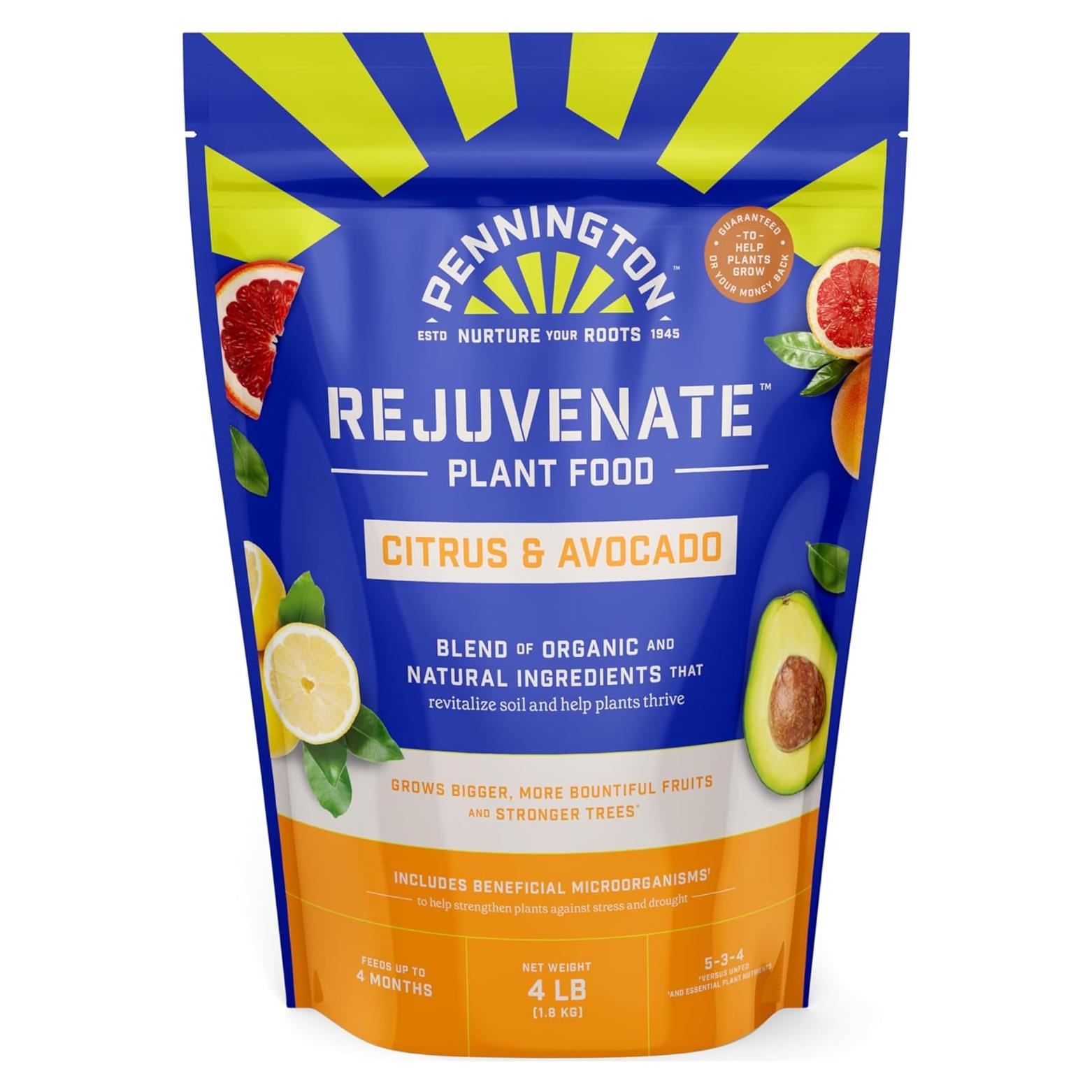 Fertilizante Pennington Rejuvenate Cítricos y Aguacate 1.81 kg