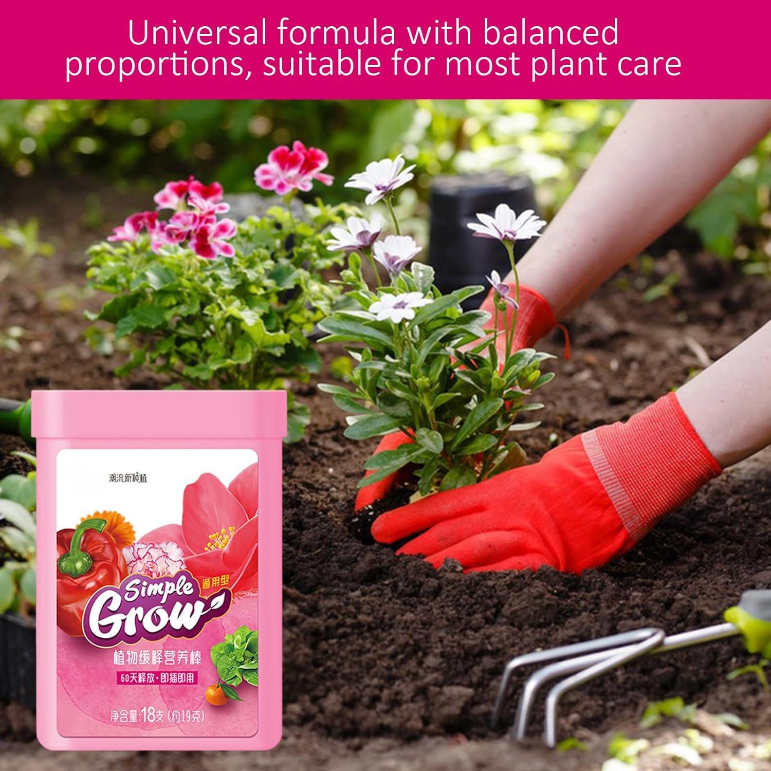 Barras de Fertilizante para Plantas FINLALO - 18 Piezas Nutrientes