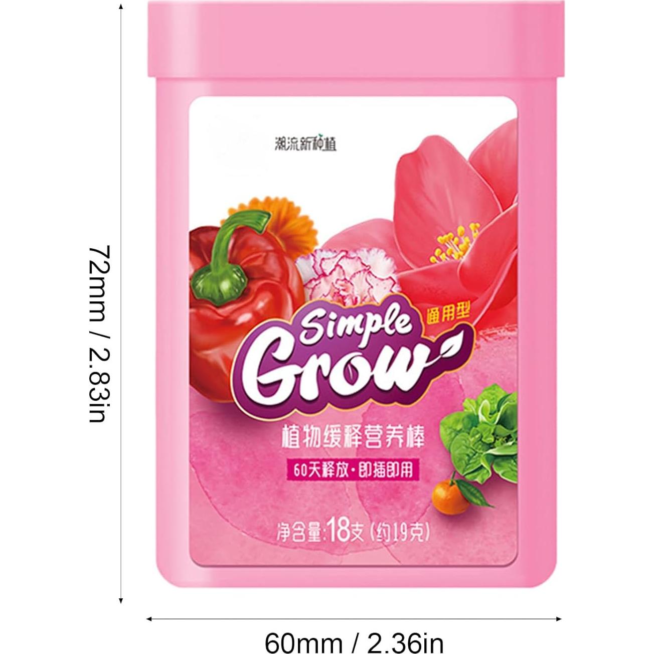 Barras de Fertilizante para Plantas FINLALO - 18 Piezas Nutrientes