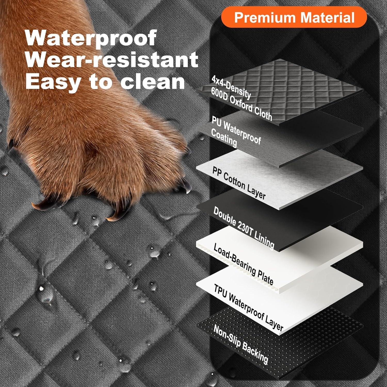 Funda de Asiento para Perros CarChic - Extensor Antideslizante 132x64cm