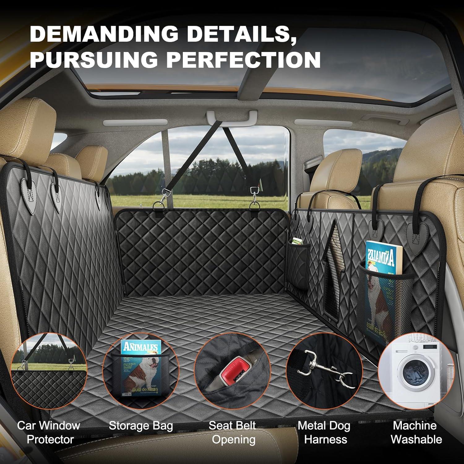 Funda de Asiento para Perros CarChic - Extensor Antideslizante 132x64cm