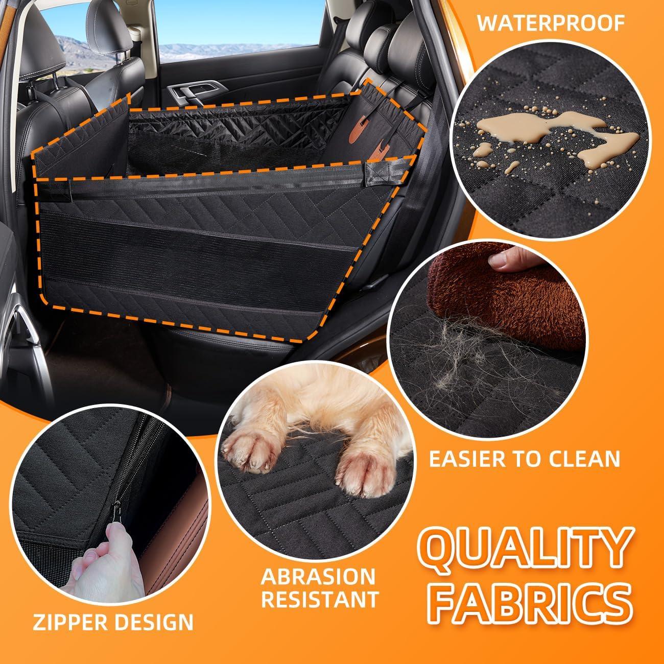Asiento de Coche para Perros Grande YJGF 63.8x62.9cm