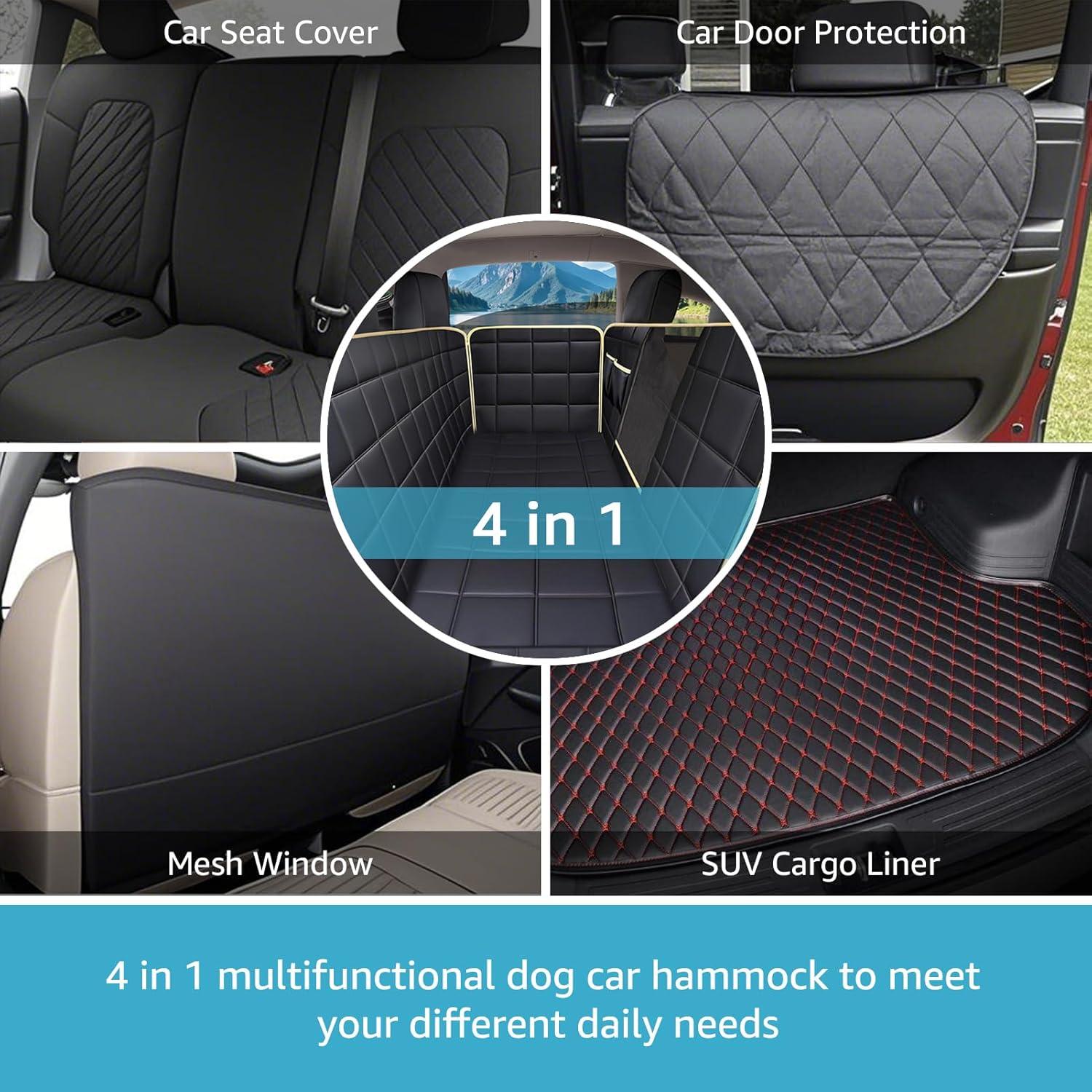 Hamaca para Perros Lassie para Tesla Model Y 2020-2025, 100% Impermeable