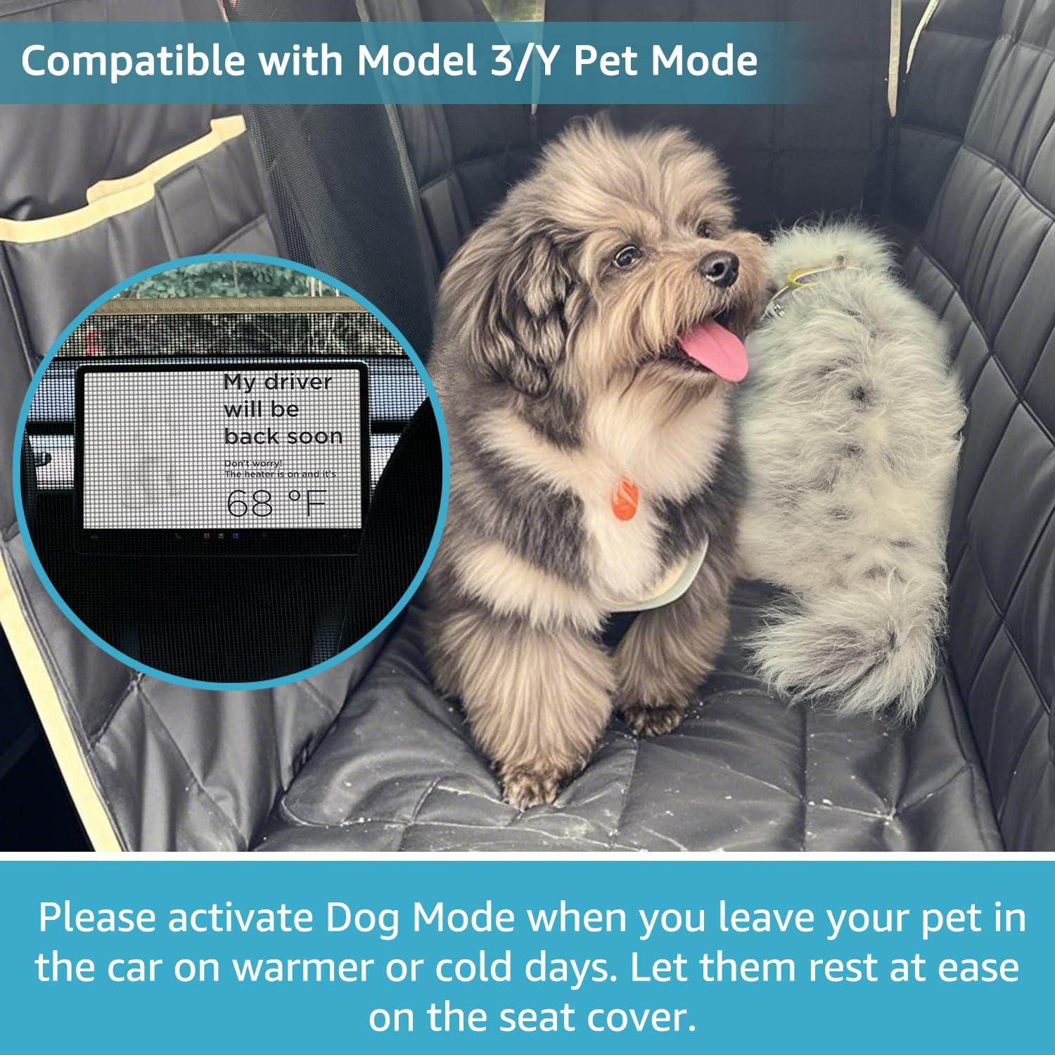 Hamaca para Perros Lassie para Tesla Model Y 2020-2025, 100% Impermeable
