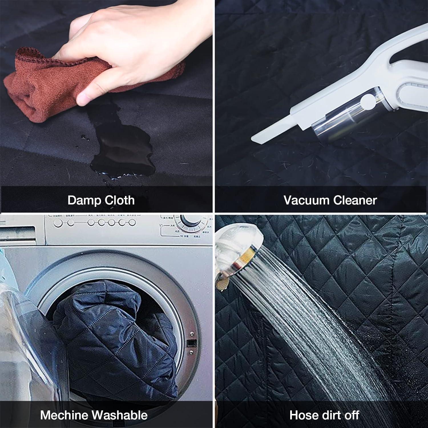 Funda de Asiento para Perros iBuddy XL Negra Impermeable 900D