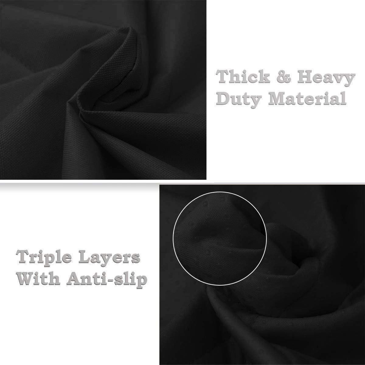 Cubierta de Asiento para Perros Pet Magasin Negra 137x147cm