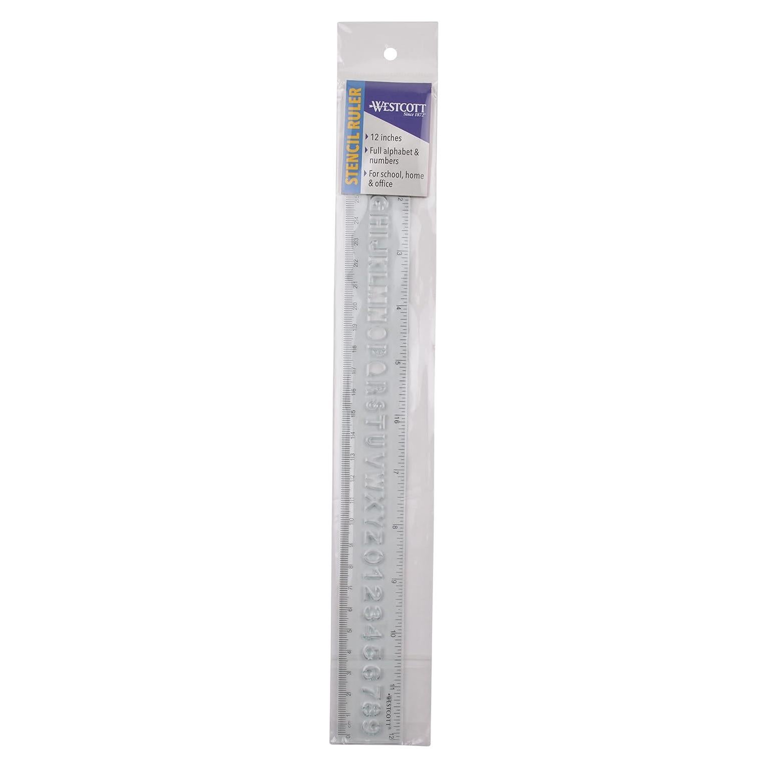 Westcott 12" Flexible Stencil Ruler (17351)