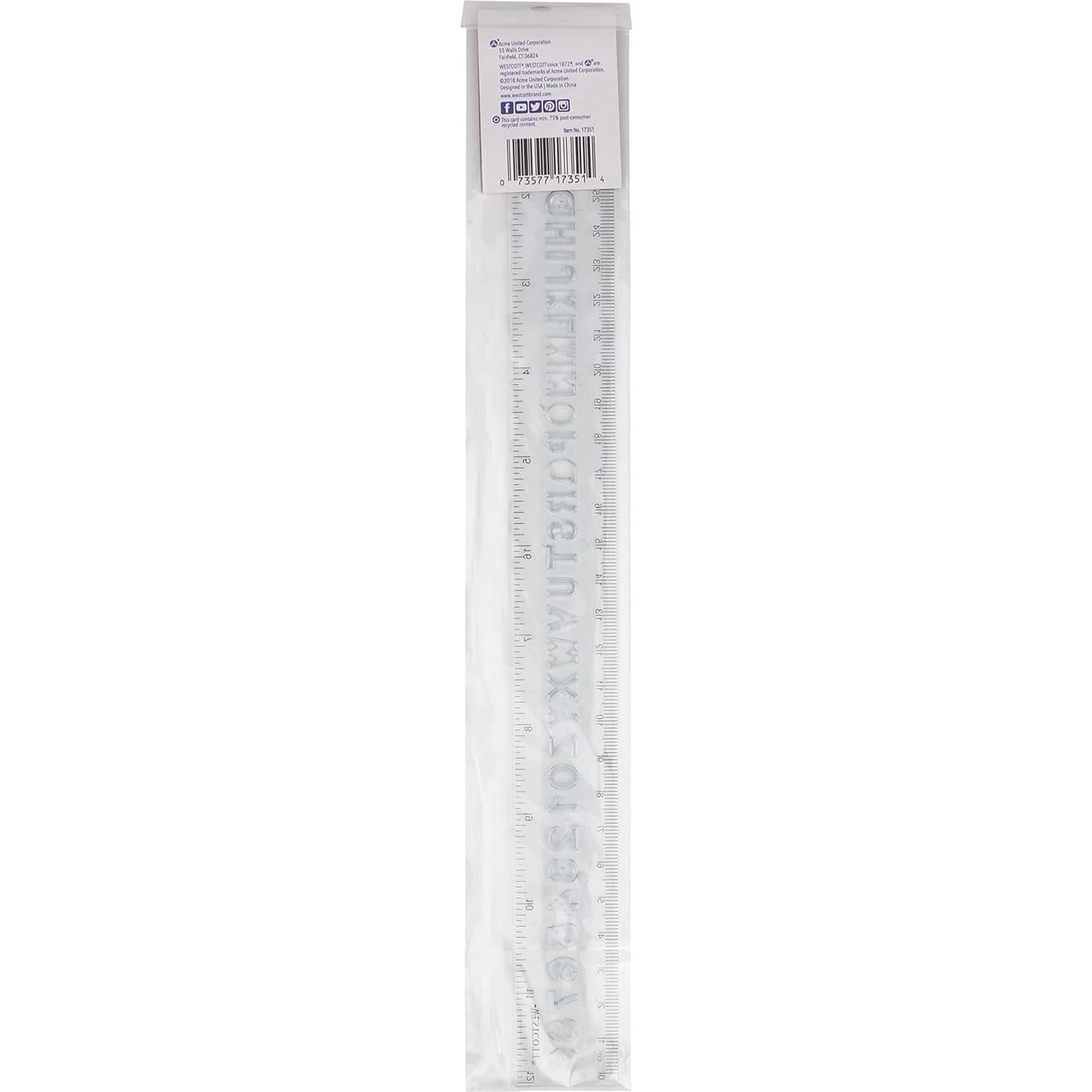 Westcott 12" Flexible Stencil Ruler (17351)