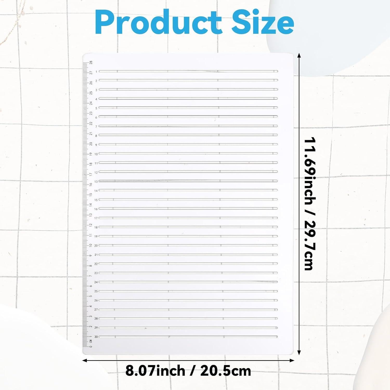 Plantilla de escritura transparente Xinjoduz 29.7 x 20.5 cm