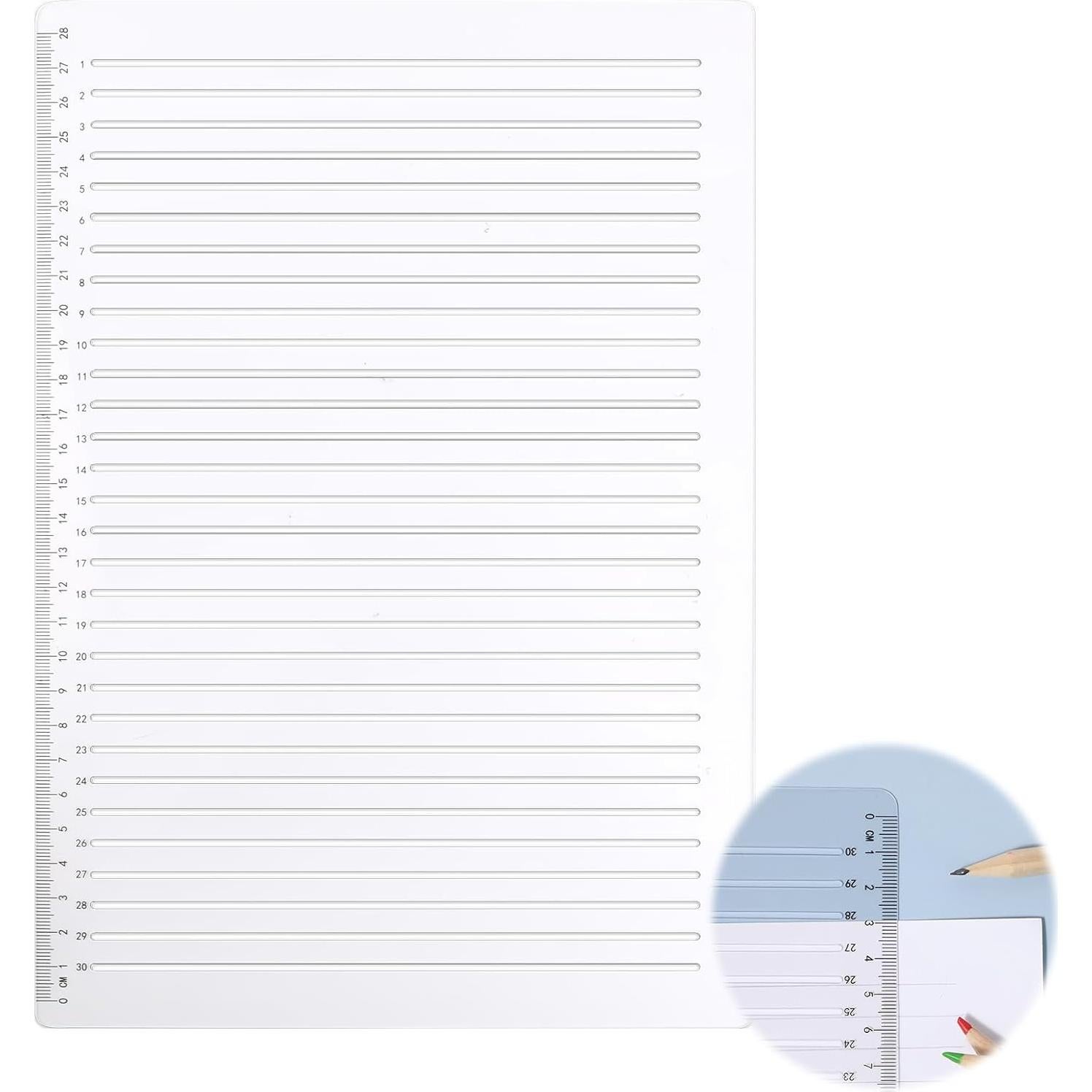 Plantilla de escritura transparente Xinjoduz 29.7 x 20.5 cm