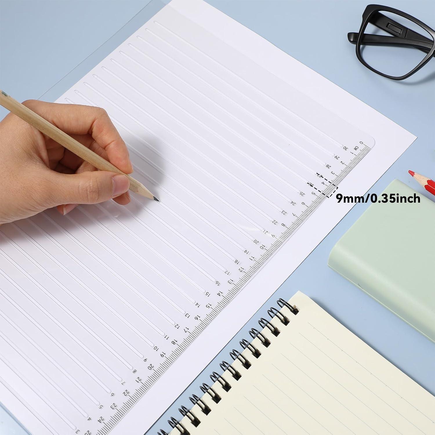 Plantilla de escritura transparente Xinjoduz 29.7 x 20.5 cm