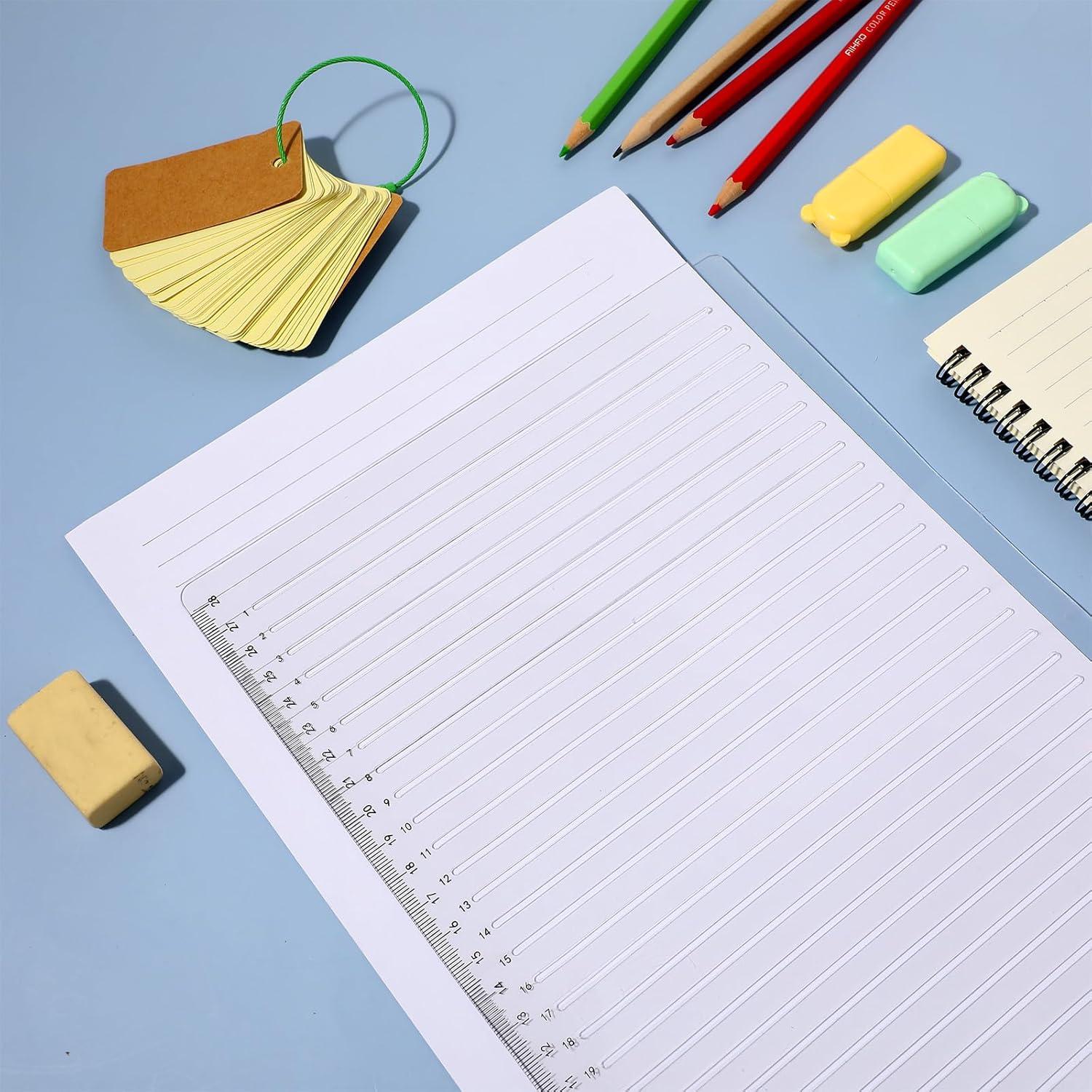 Plantilla de escritura transparente Xinjoduz 29.7 x 20.5 cm