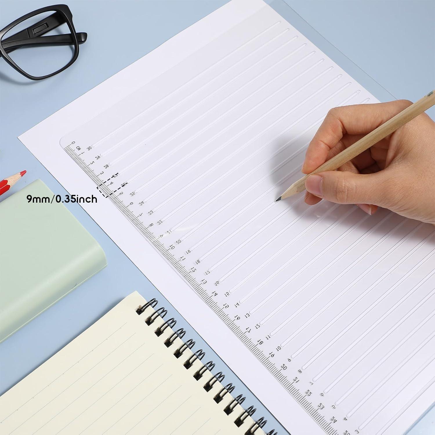 Plantilla de línea recta Sorcristy 29.7x20.5 cm PVC transparente