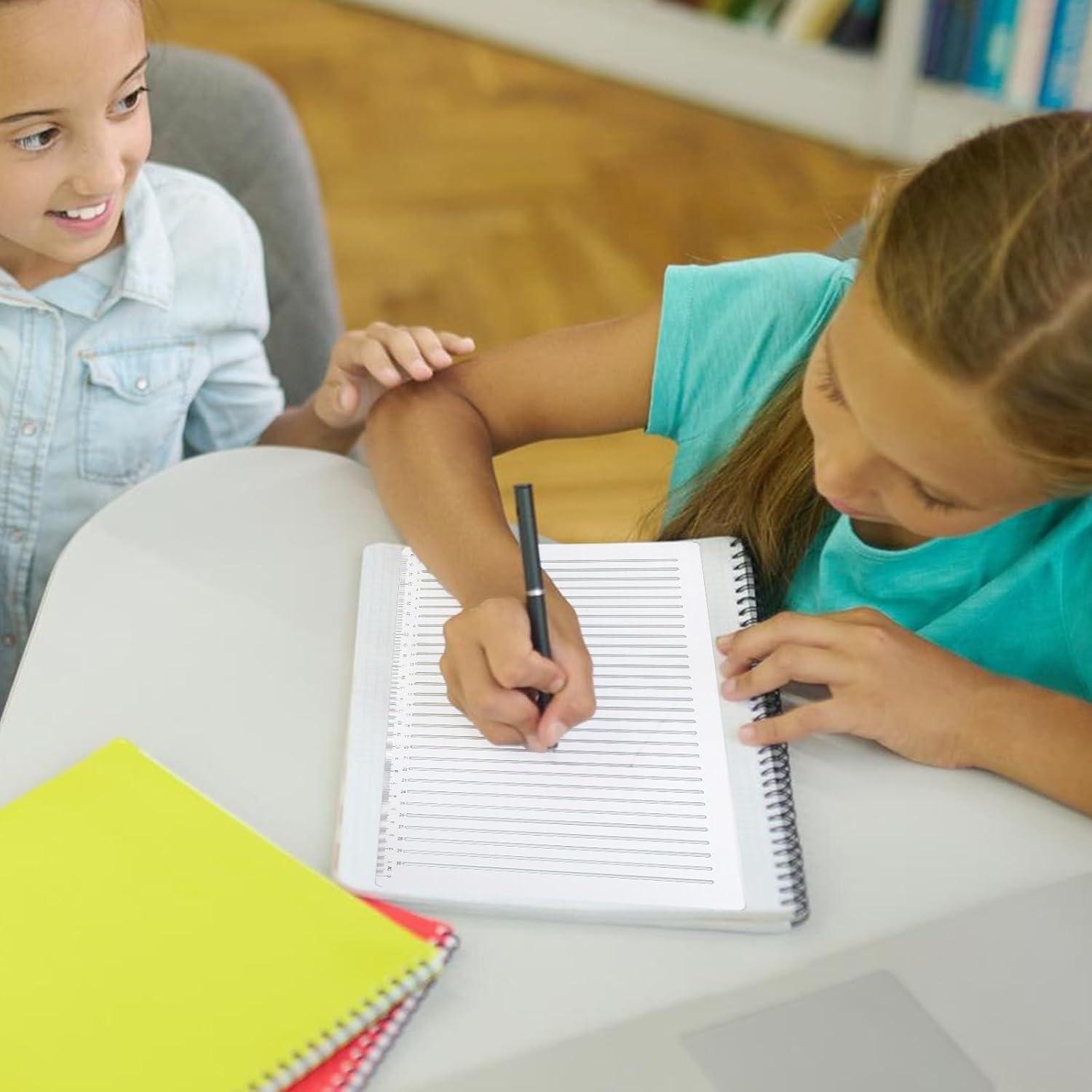 Plantilla de línea recta Sorcristy 29.7x20.5 cm PVC transparente