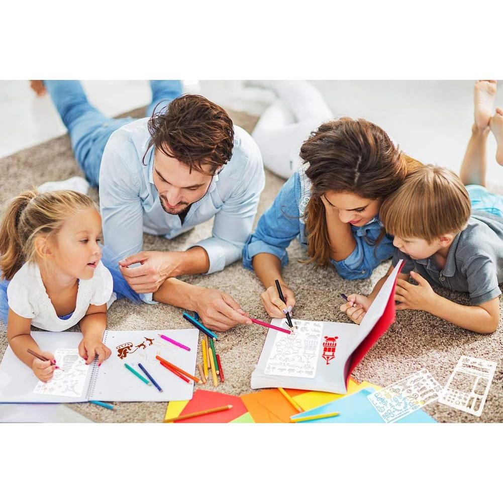 30 Plantillas para Diario CH HAICHENG 10x18 cm Reutilizables