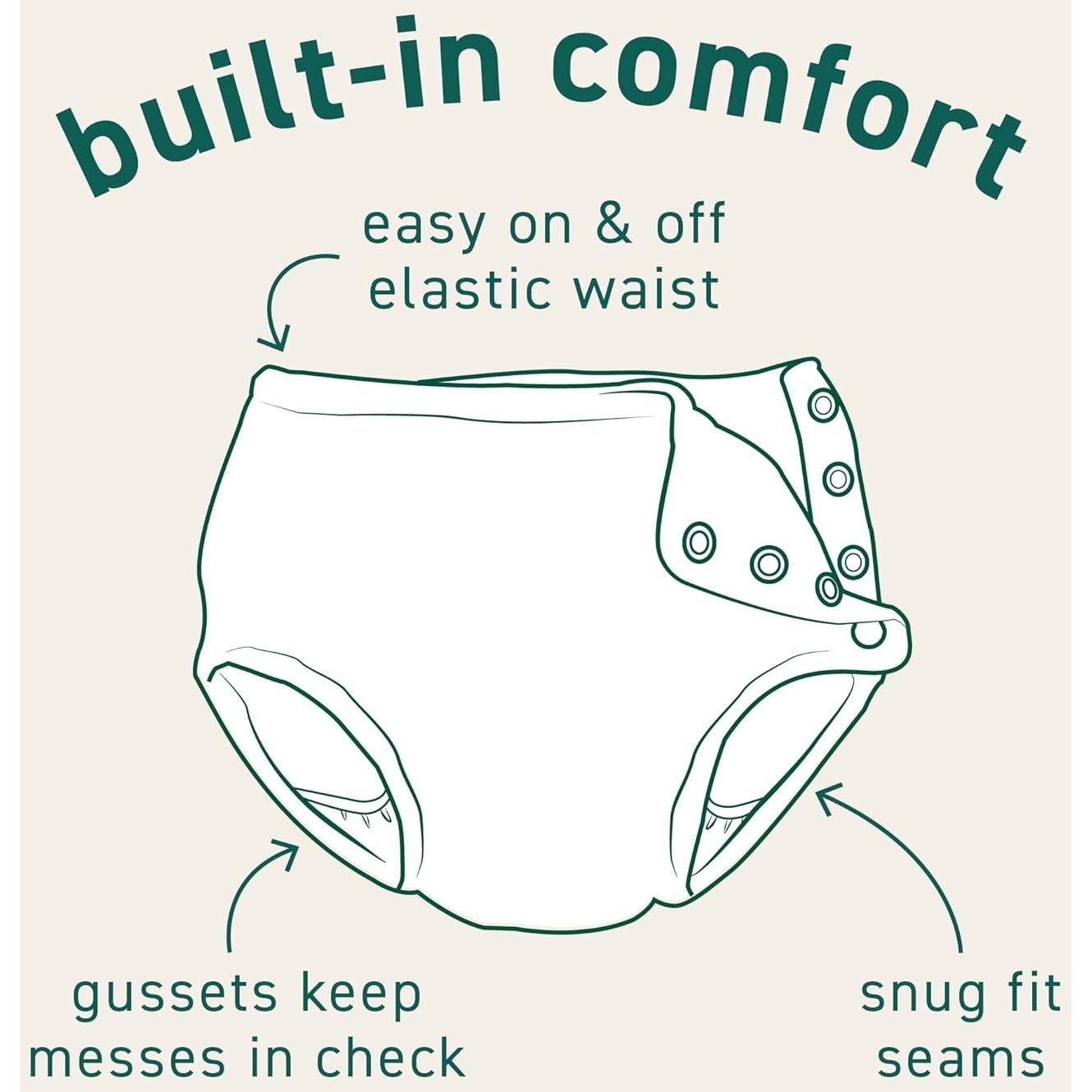 Pañal de Natación Reutilizable i play Eco Snap UPF 50 - Dino