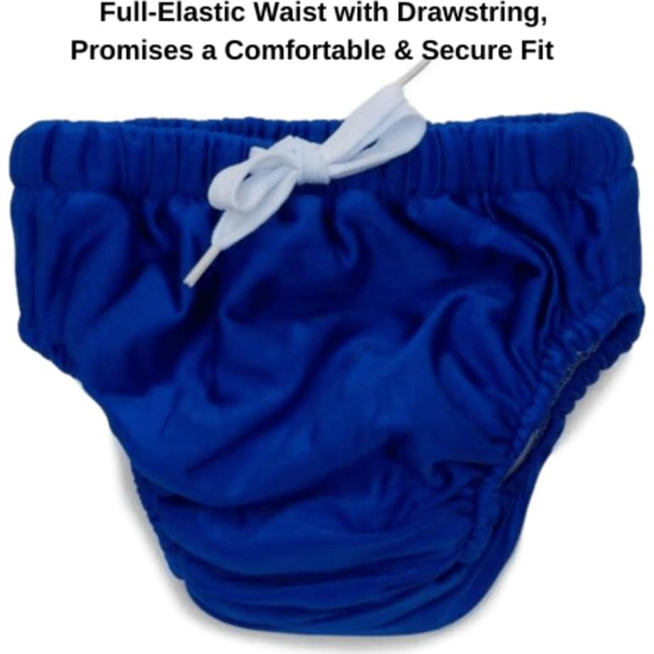 Pañal de Natación Reutilizable KaWaii Baby Azul Verde 2 Unidades