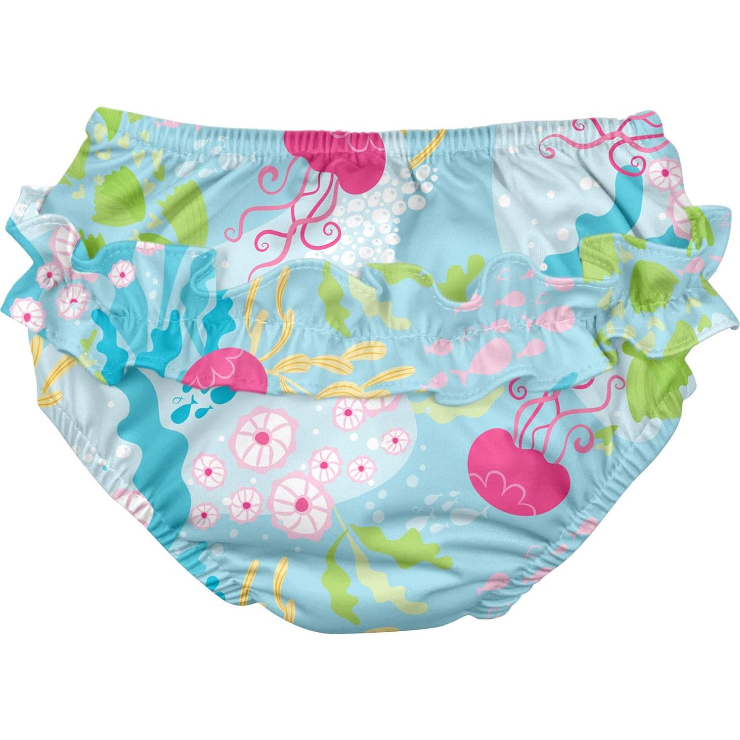 Pañal de Natación Reutilizable i play Coral 6 Meses