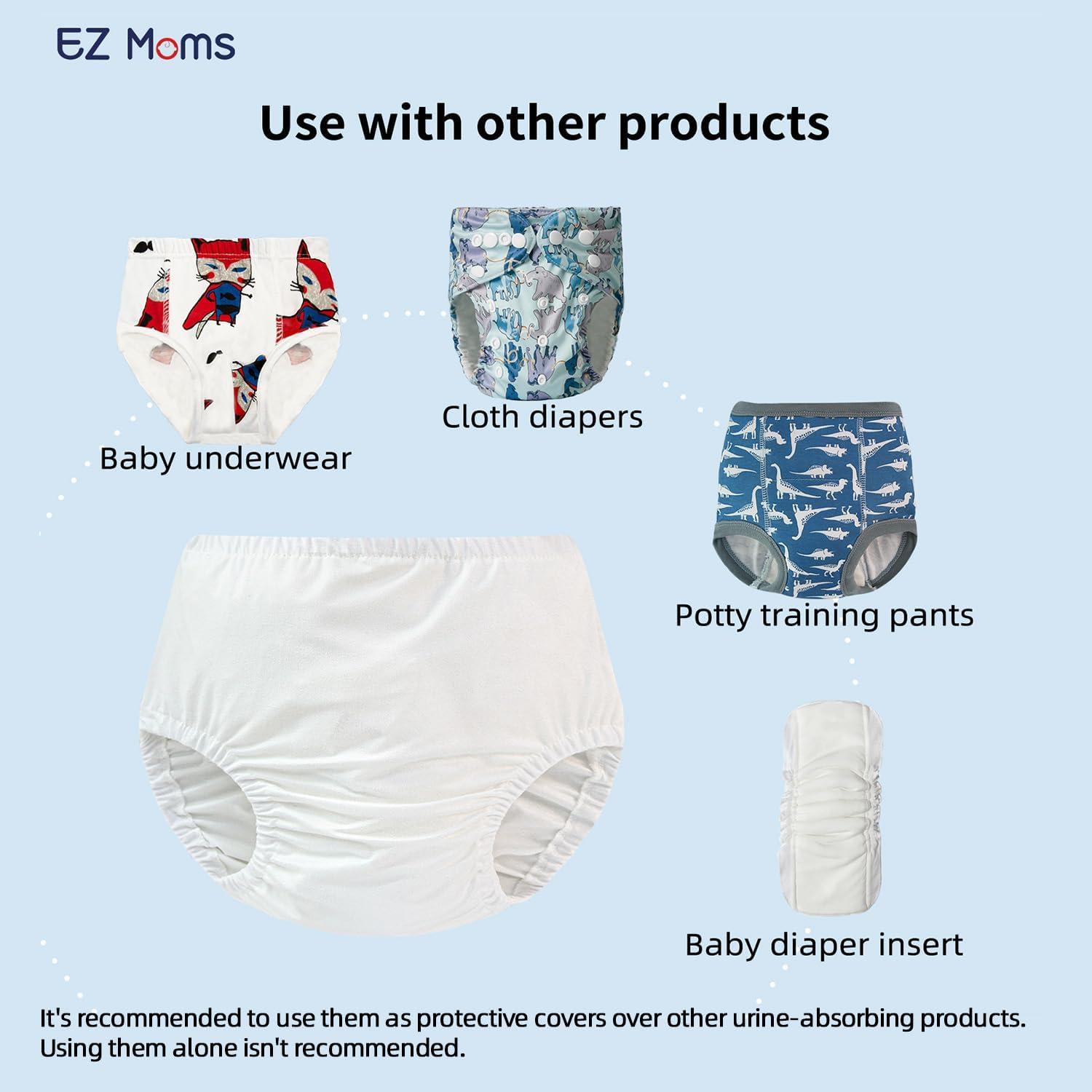 Cubiertas de Pañal Reutilizables EZ Moms 5T para Niños