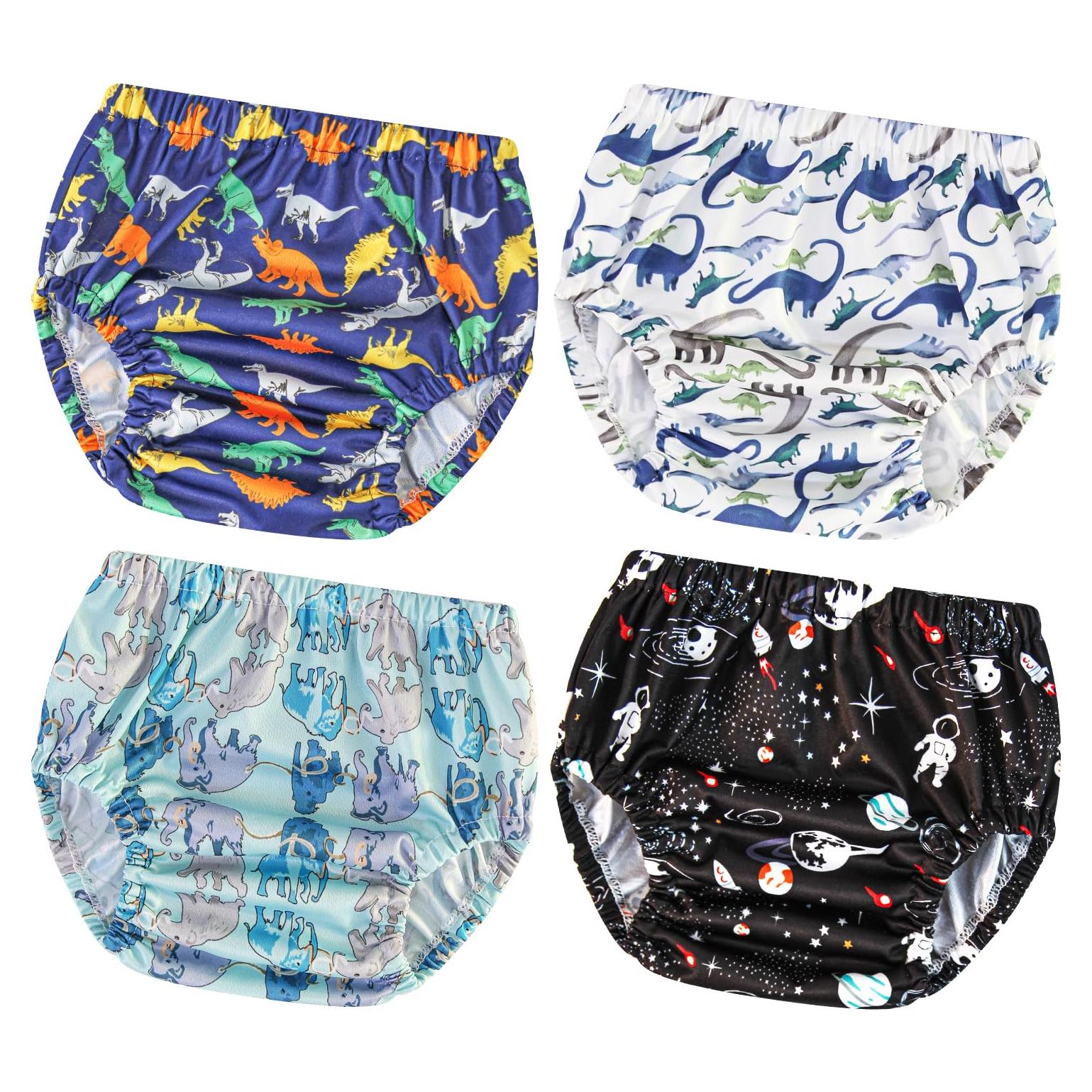 Cubiertas de Pañal de Natación Joyo 4Pcs para Niños 4T