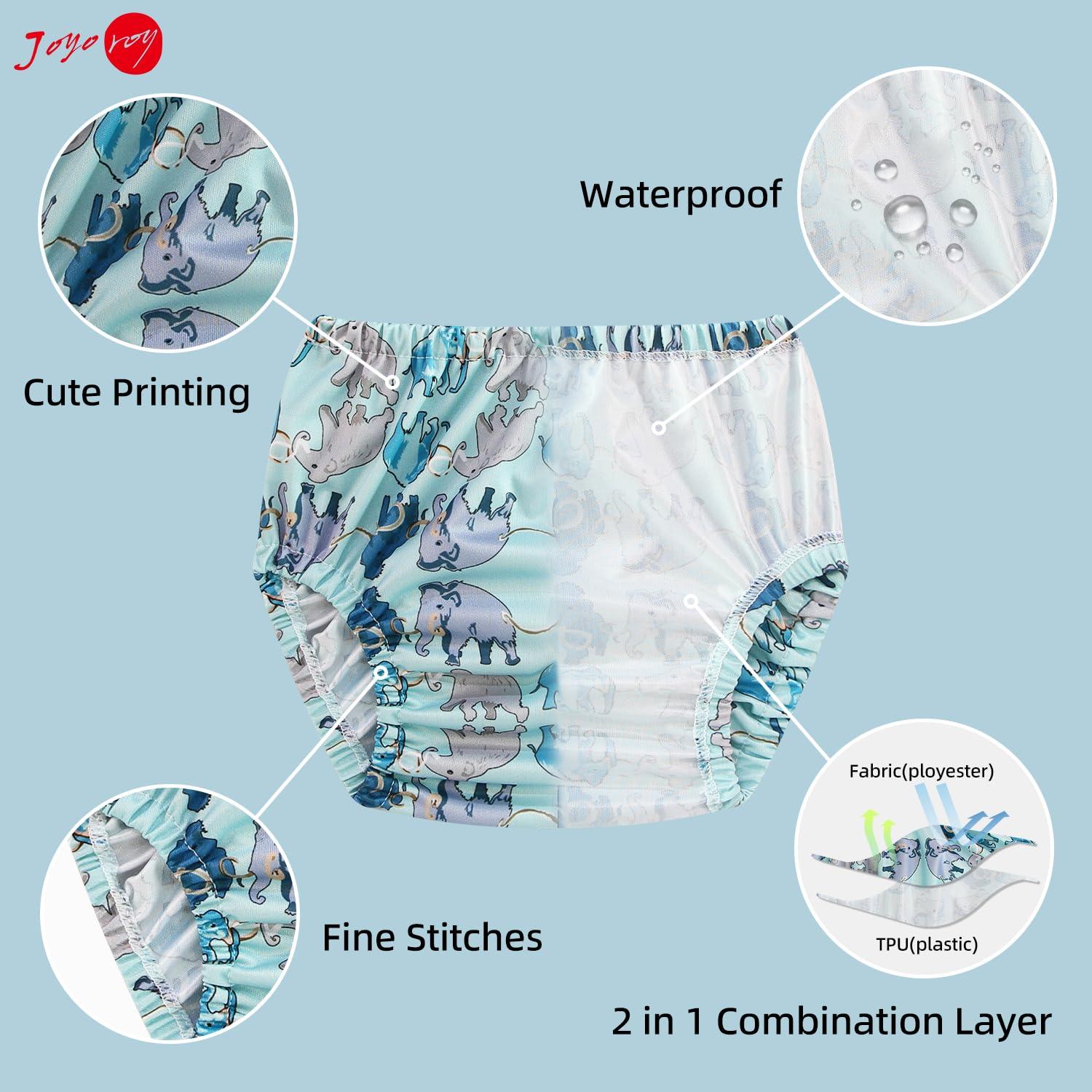 Cubiertas de Pañal de Natación Joyo 4Pcs para Niños 4T