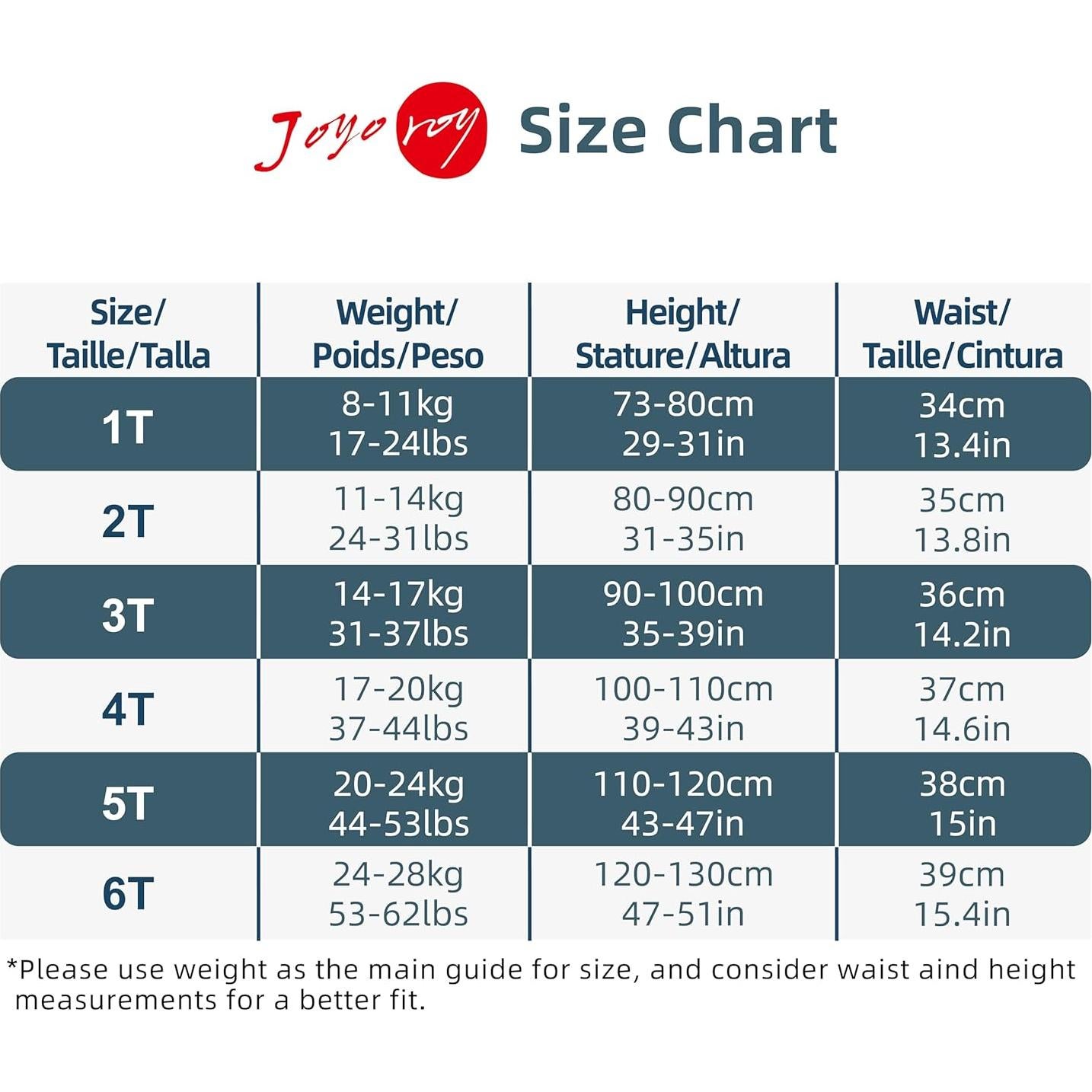 Cubiertas de Pañal de Natación Joyo 4Pcs para Niños 4T