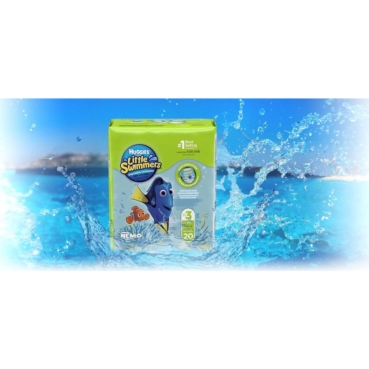 Huggies Little Swimmers Pañales Desechables para Natación 40 Ct