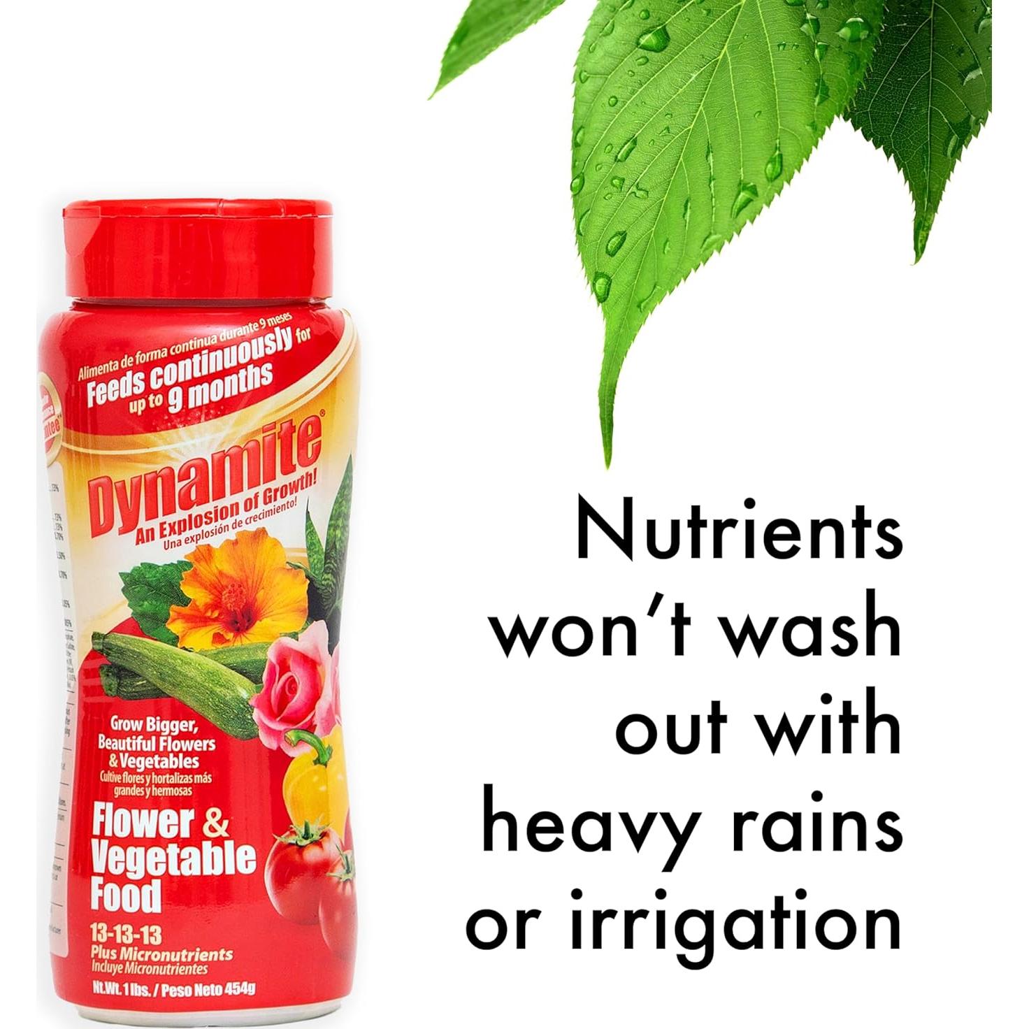 Fertilizante para Plantas Dynamite 0.45 kg - Flores y Verduras