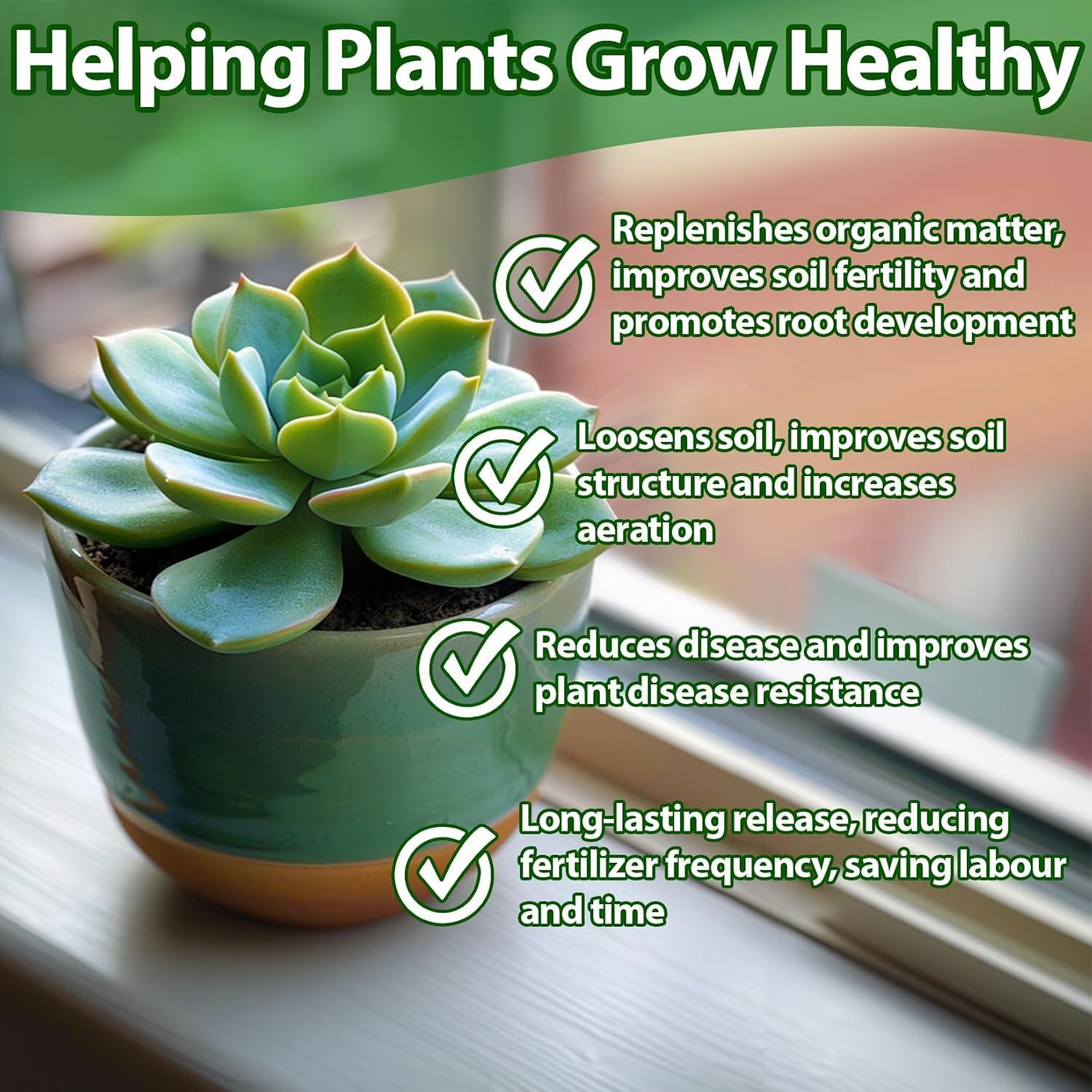 Fertilizante Orgánico de Liberación Lenta 330g LZH para Plantas