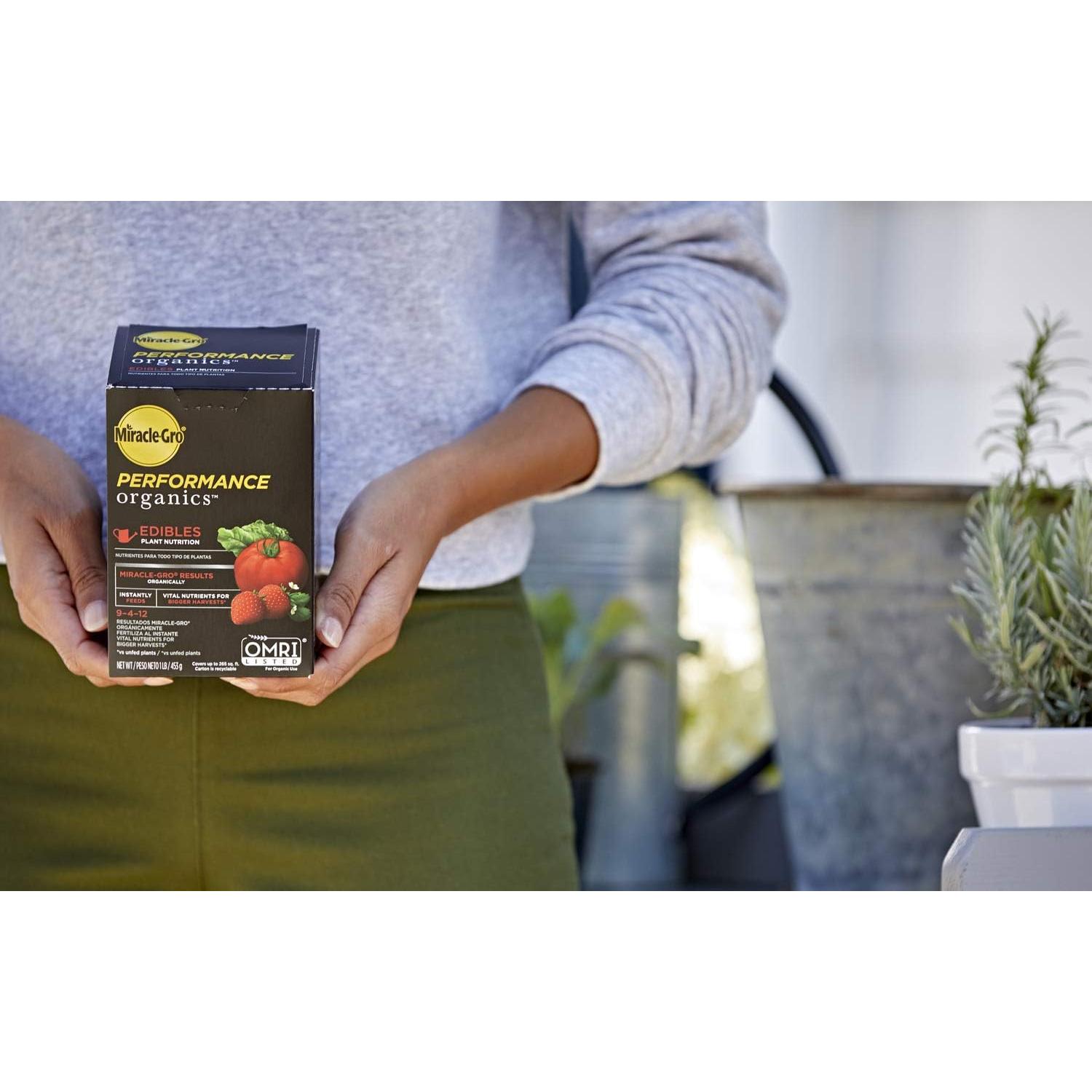 Alimento Orgánico para Plantas Miracle-Gro 0.45 kg - Tomates, Verduras, Hierbas y Frutas