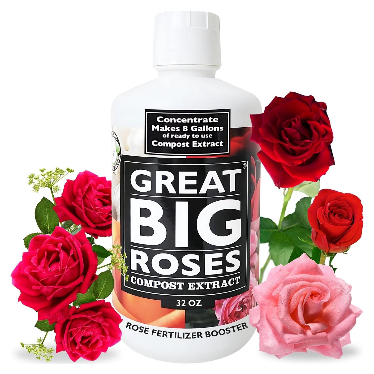 Aditivo Fertilizante Líquido Grandes Plantas 32 Onzas para Rosales