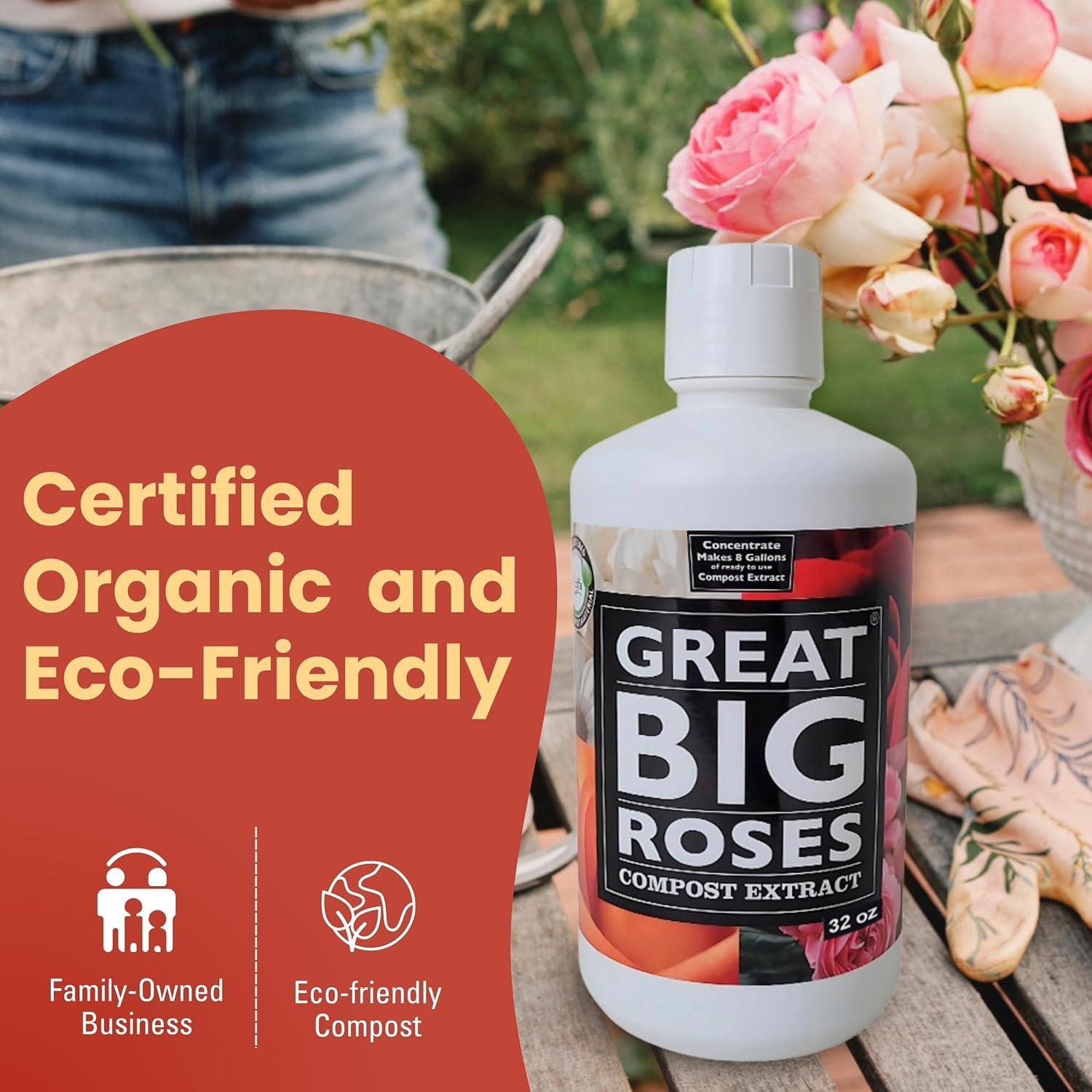 Aditivo Fertilizante Líquido Grandes Plantas 32 Onzas para Rosales