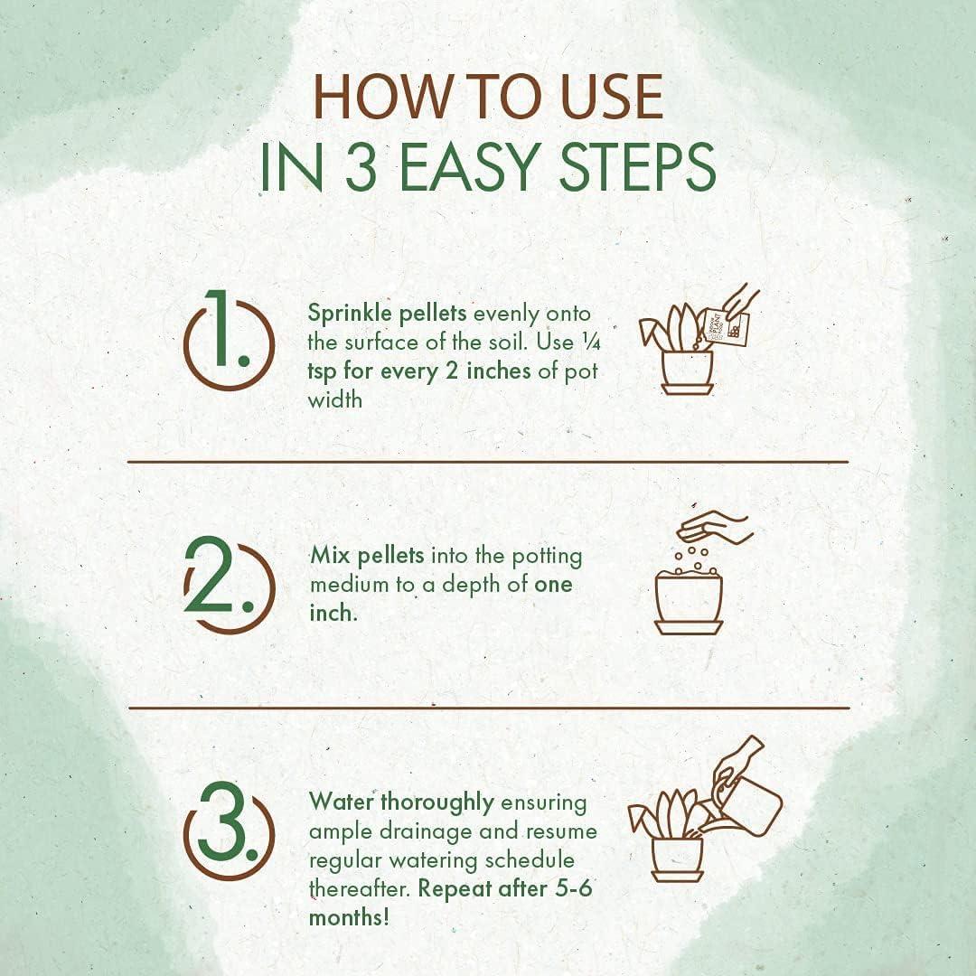 Fertilizante Granulado para Plantas de Interior The Grow Co 142g