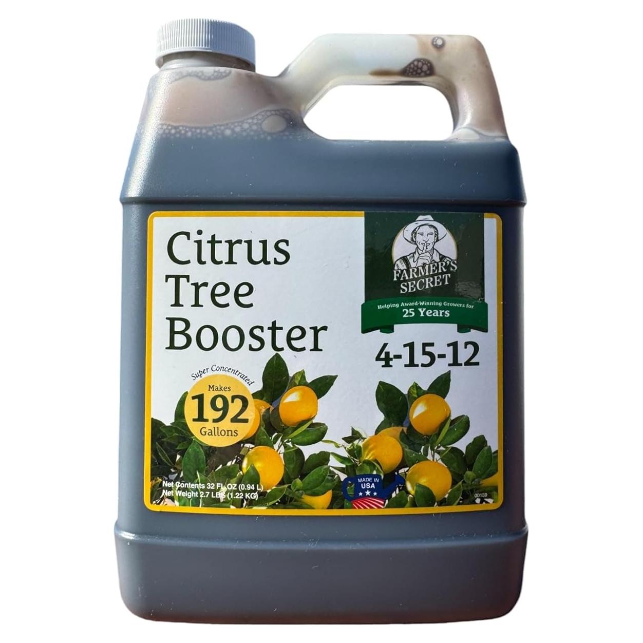 Fertilizante Concentrado para Árboles Cítricos Farmer's Secret 946ml