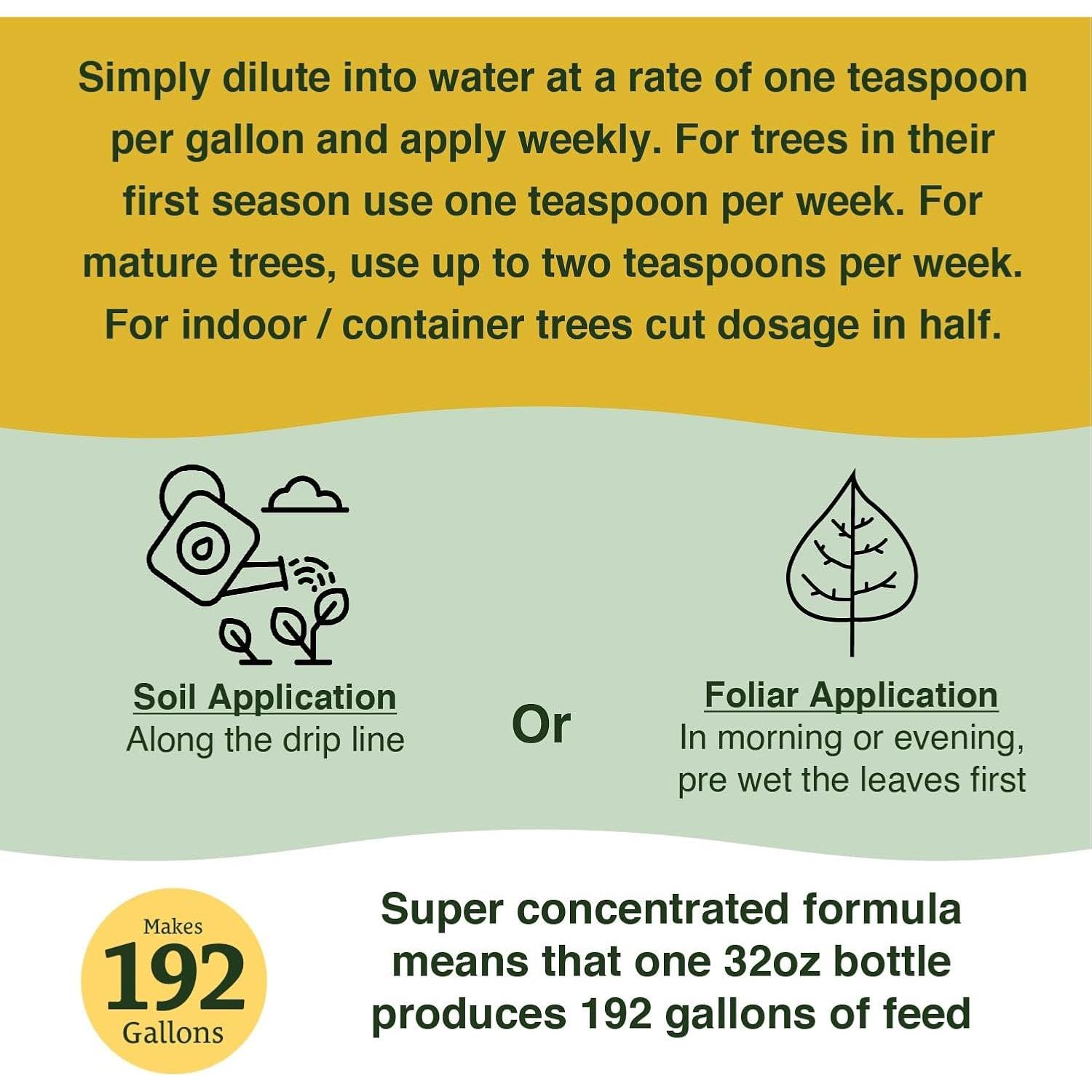 Fertilizante Concentrado para Árboles Cítricos Farmer's Secret 946ml