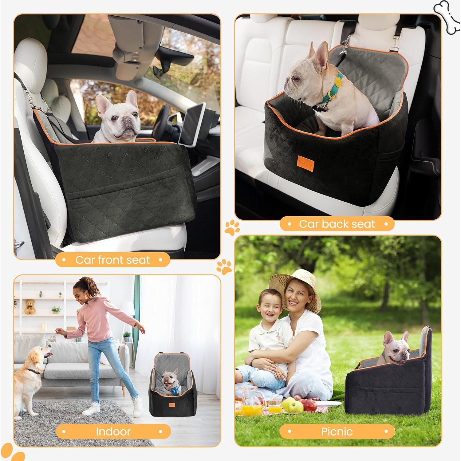 Asiento Elevado para Perro Pequeño HiPetpy DCS 48x50cm