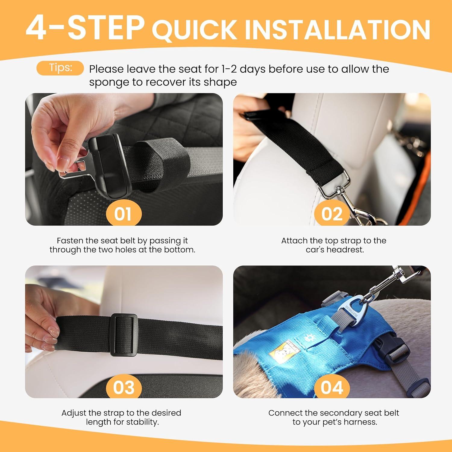 Asiento Elevado para Perro Pequeño HiPetpy DCS 48x50cm