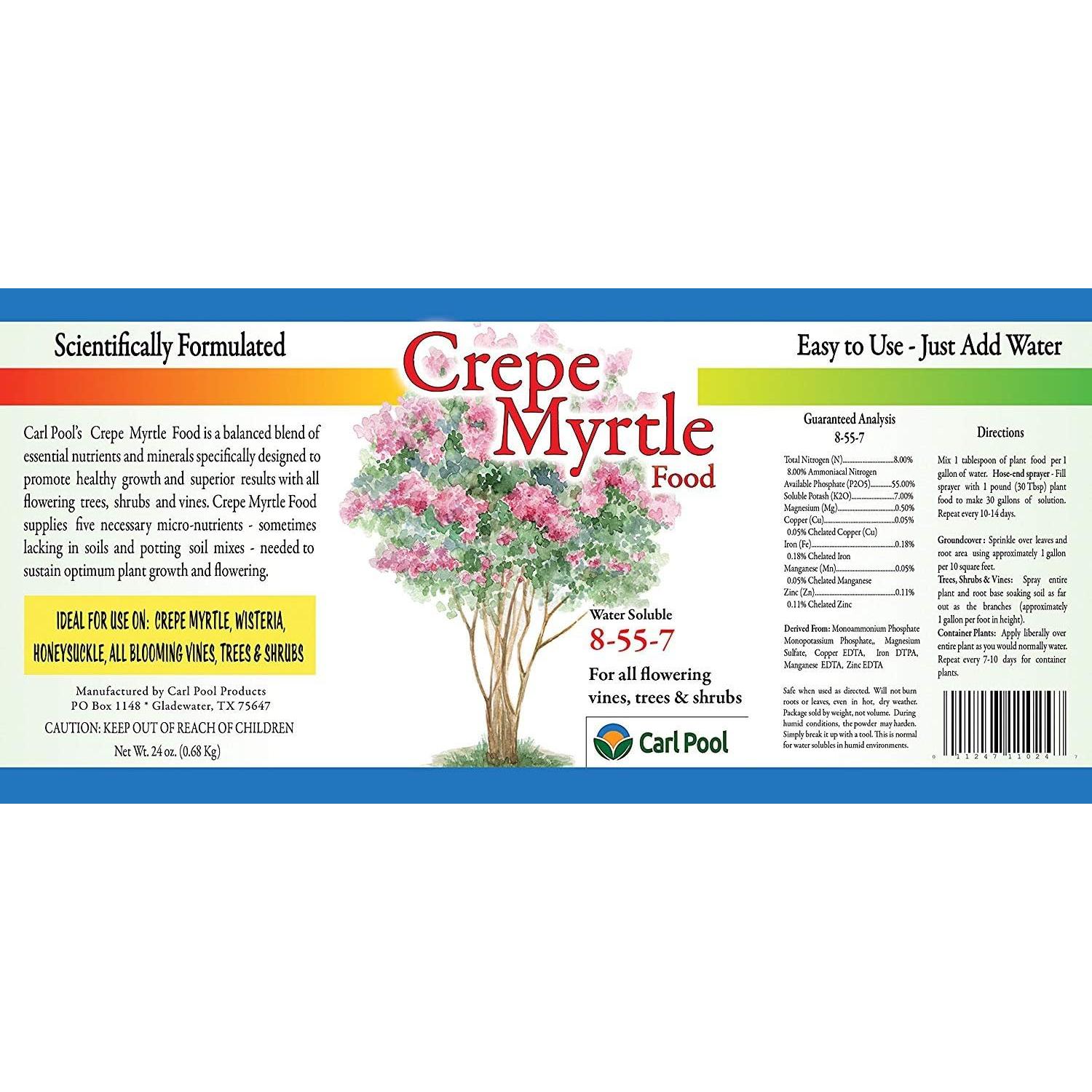 Alimento para Plantas Crepe Myrtle Carl Pool 680g