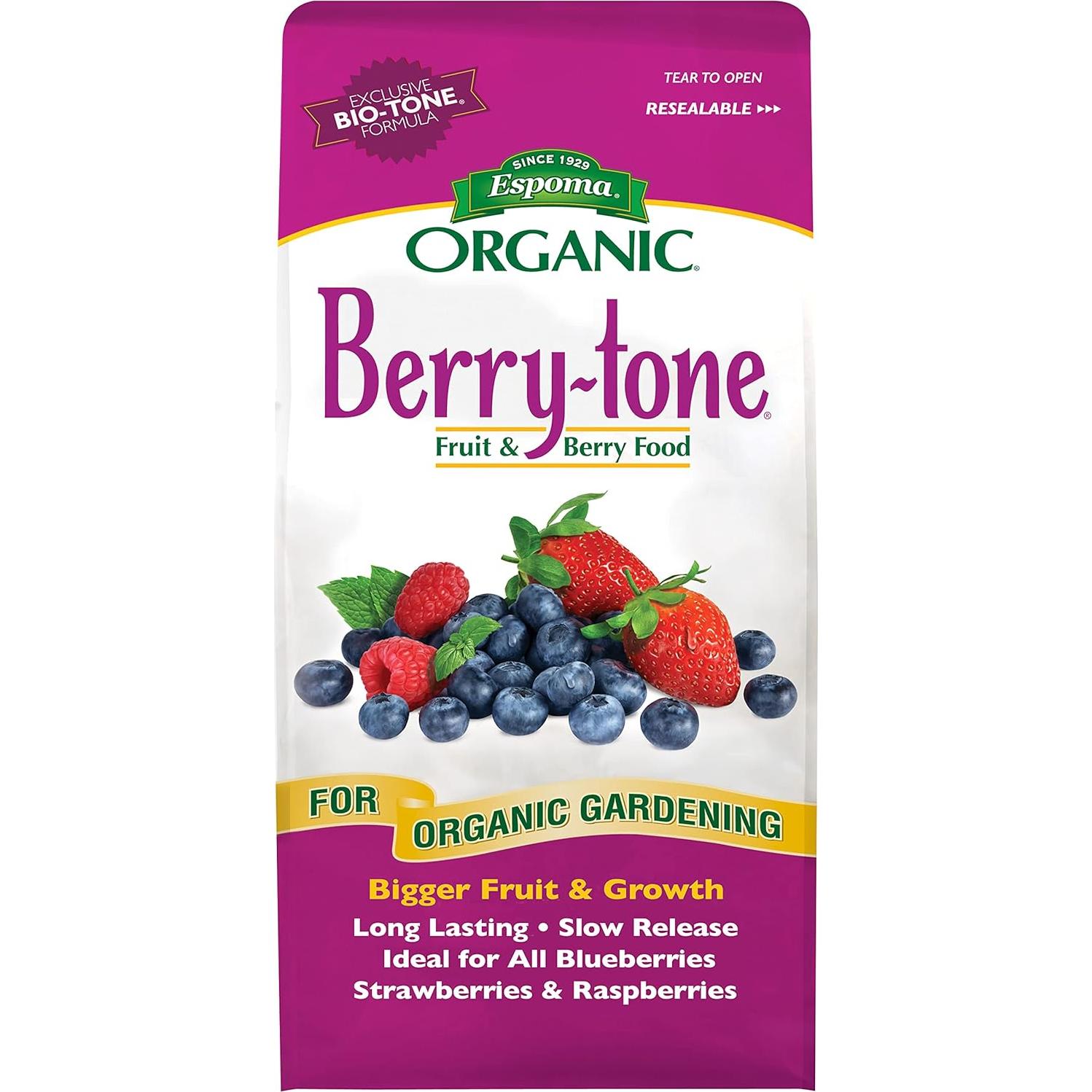 Fertilizante Orgánico Espoma Berry-Tone 4-3-4 1.81 kg - Paquete de 2