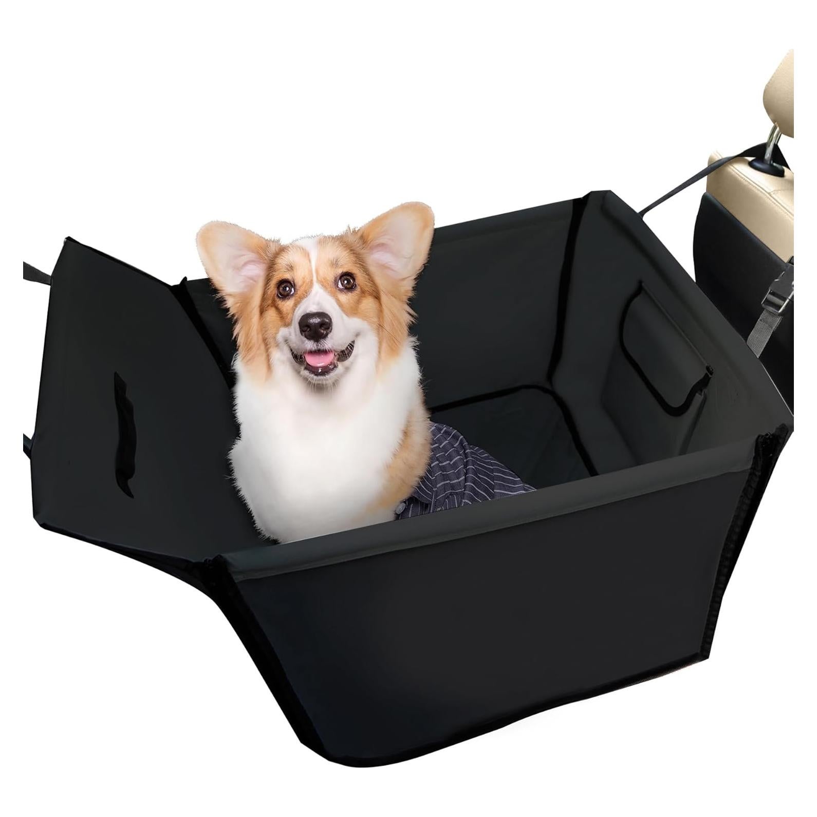 Asiento de coche para perros Winbate negro 58x48 cm a prueba de agua