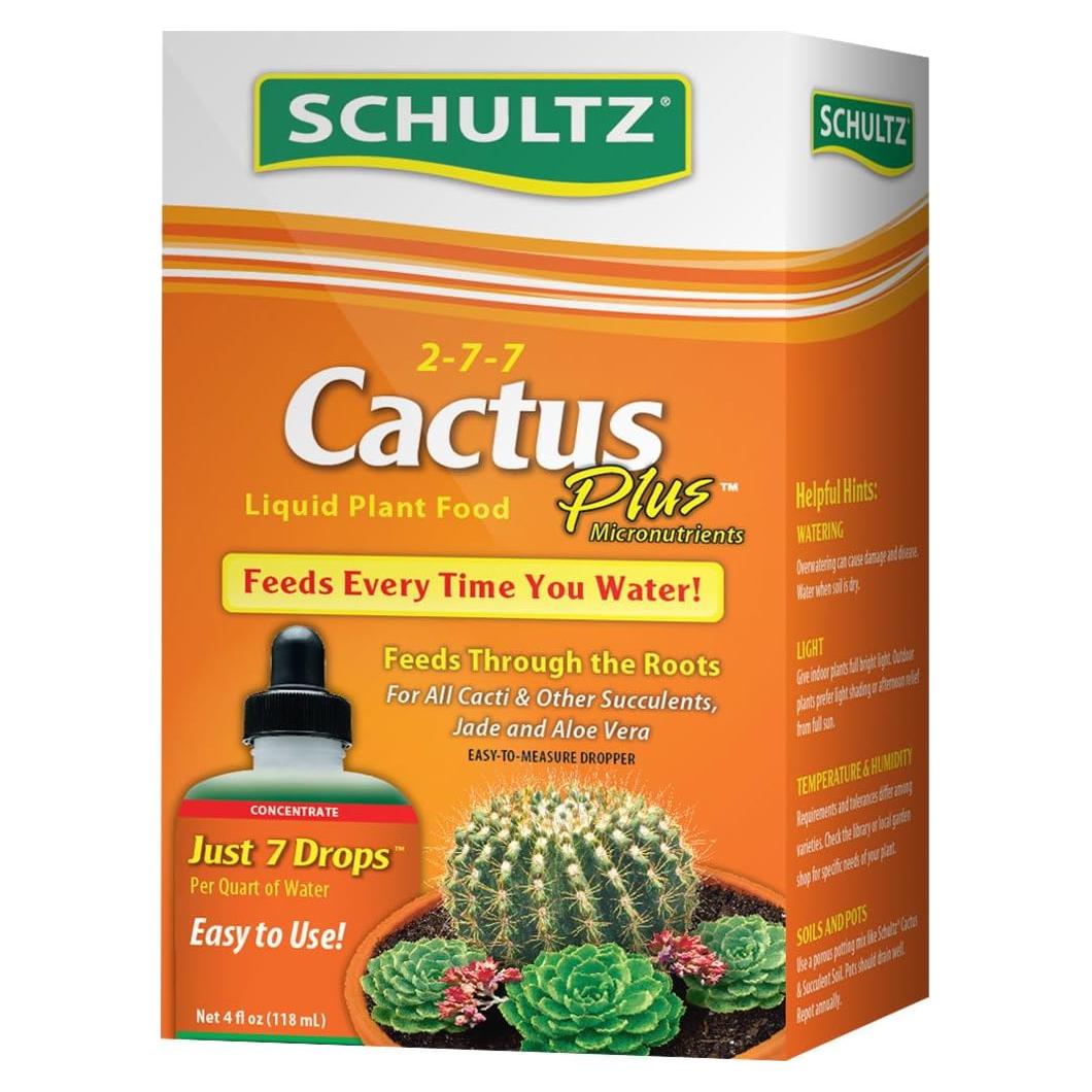 Alimento Líquido para Plantas Schultz Cactus Plus 2-7-7 118ml