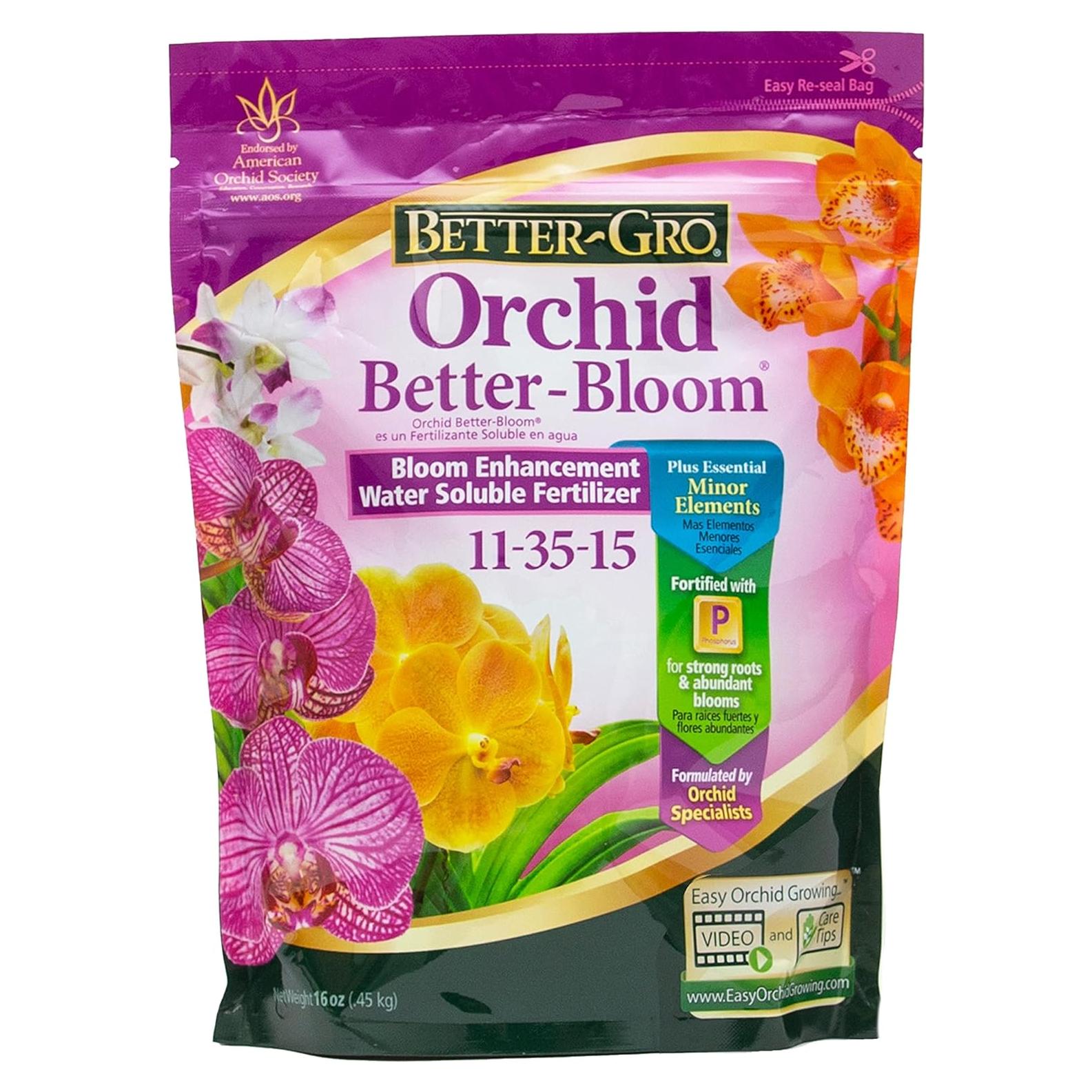 Fertilizante Acelerador de Floración Mejor Gro 0.45 kg para Orquídeas