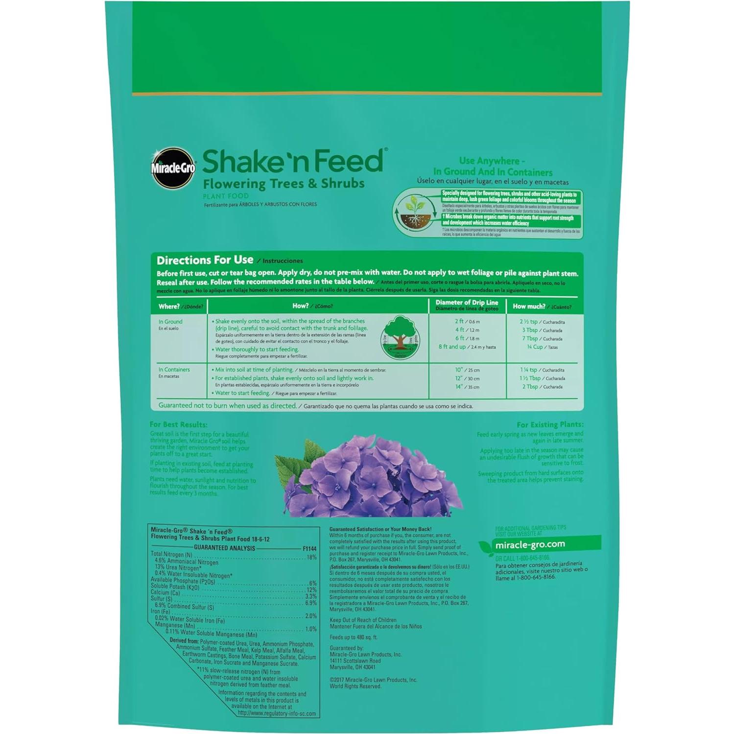 Alimento para Plantas Miracle-Gro Shake 'N Feed 3.63 kg