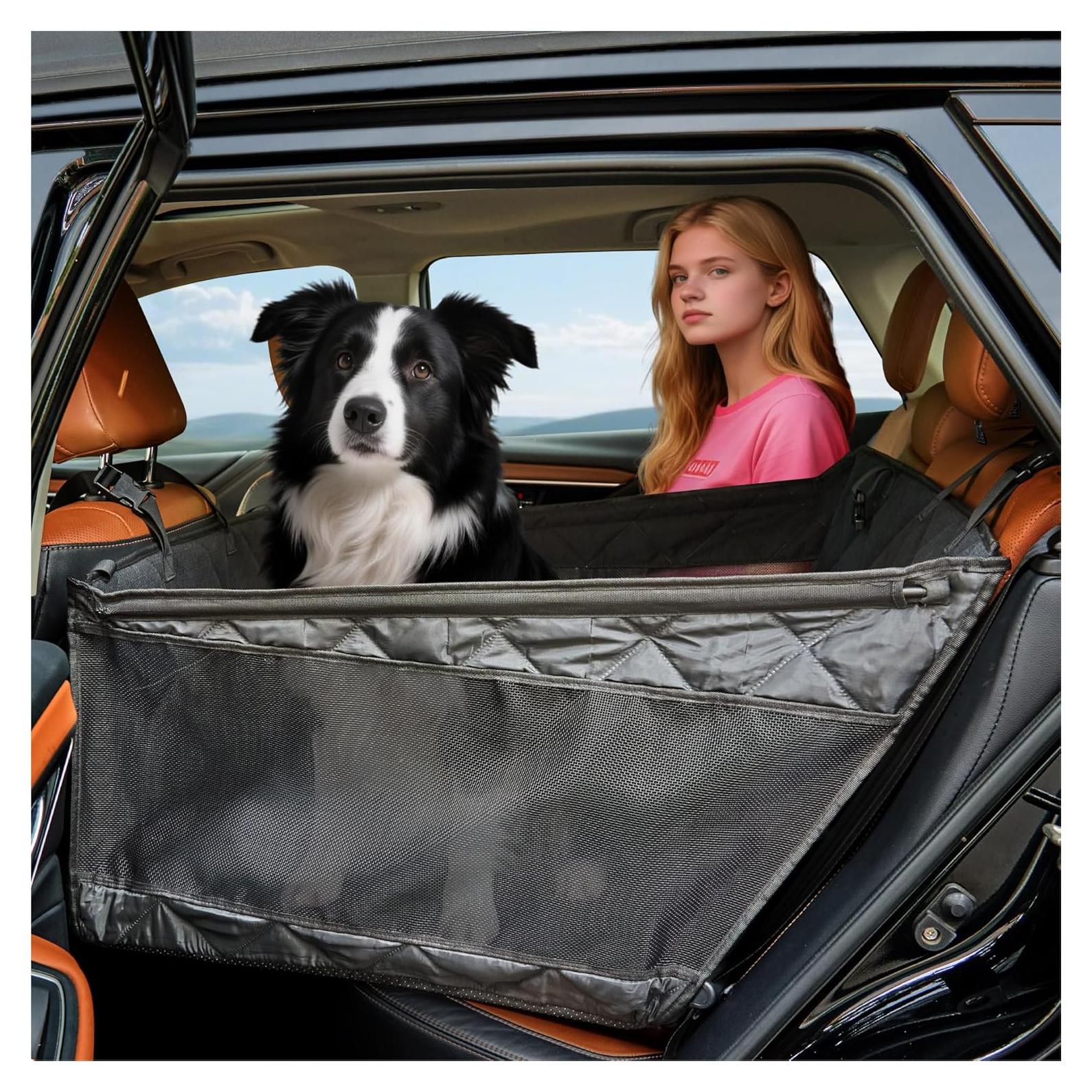 Asiento de Coche para Perros PAWPROVED PP1121 Impermeable Grande