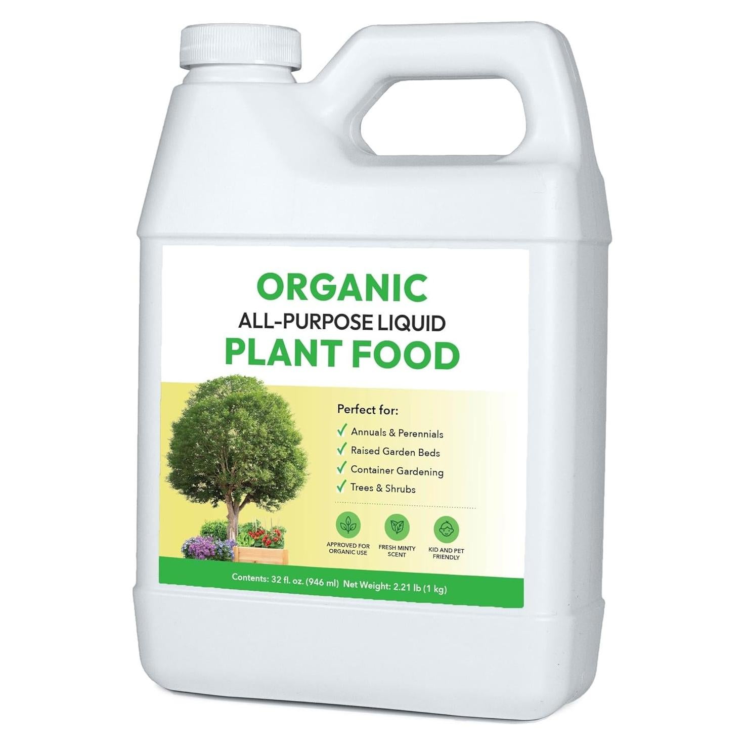 Fertilizante Líquido Orgánico FOOP 32oz para Plantas de Jardín