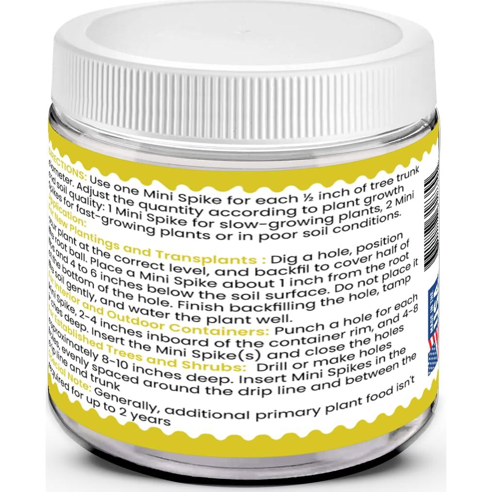 Mini Picos de Fertilizante GardenWise - 11 Tabletas, 18-24 Meses