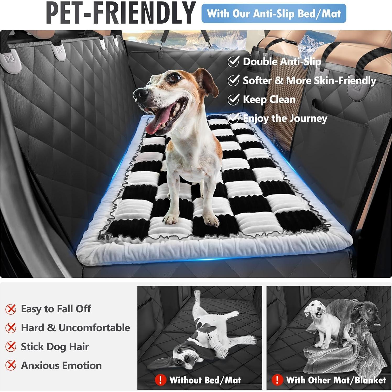 Cama para Perros ROUWINNE 129.5x59.7cm Antideslizante