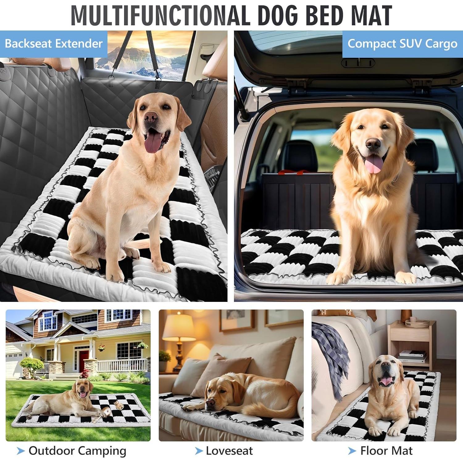 Cama para Perros ROUWINNE 129.5x59.7cm Antideslizante