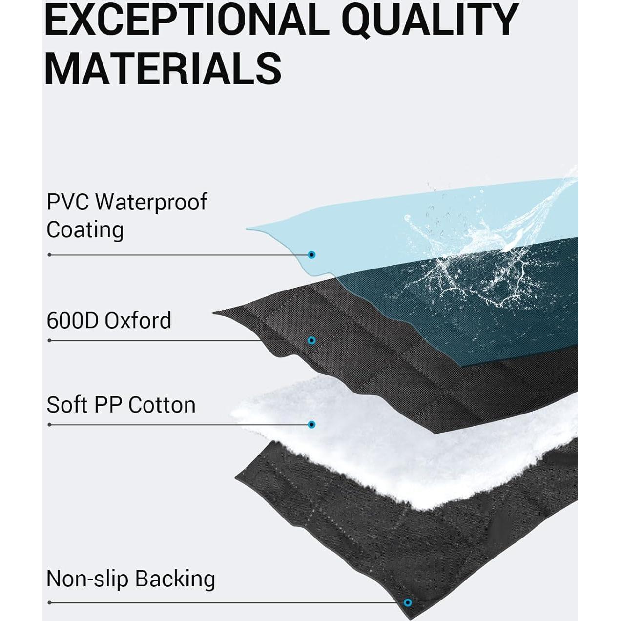 Funda de Asiento para Perro Proadsy Toyota Rav4 2019-2025 Impermeable